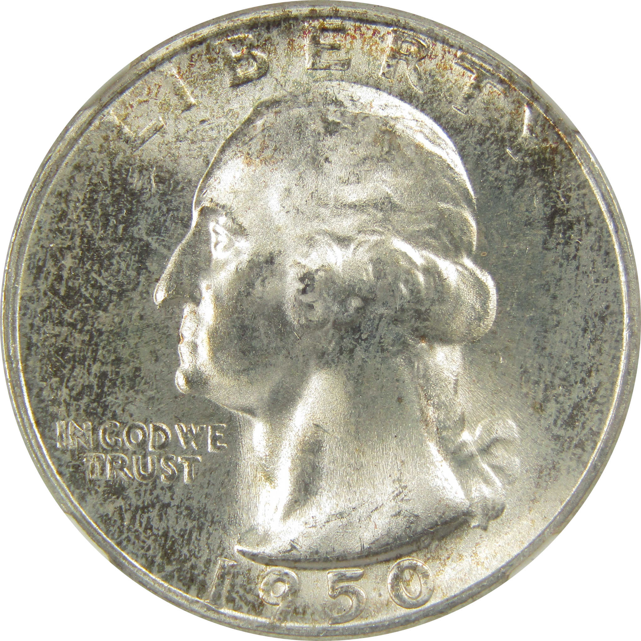 1950 S Washington Quarter MS 66 NGC Silver Bag Fragment SKU:I20516