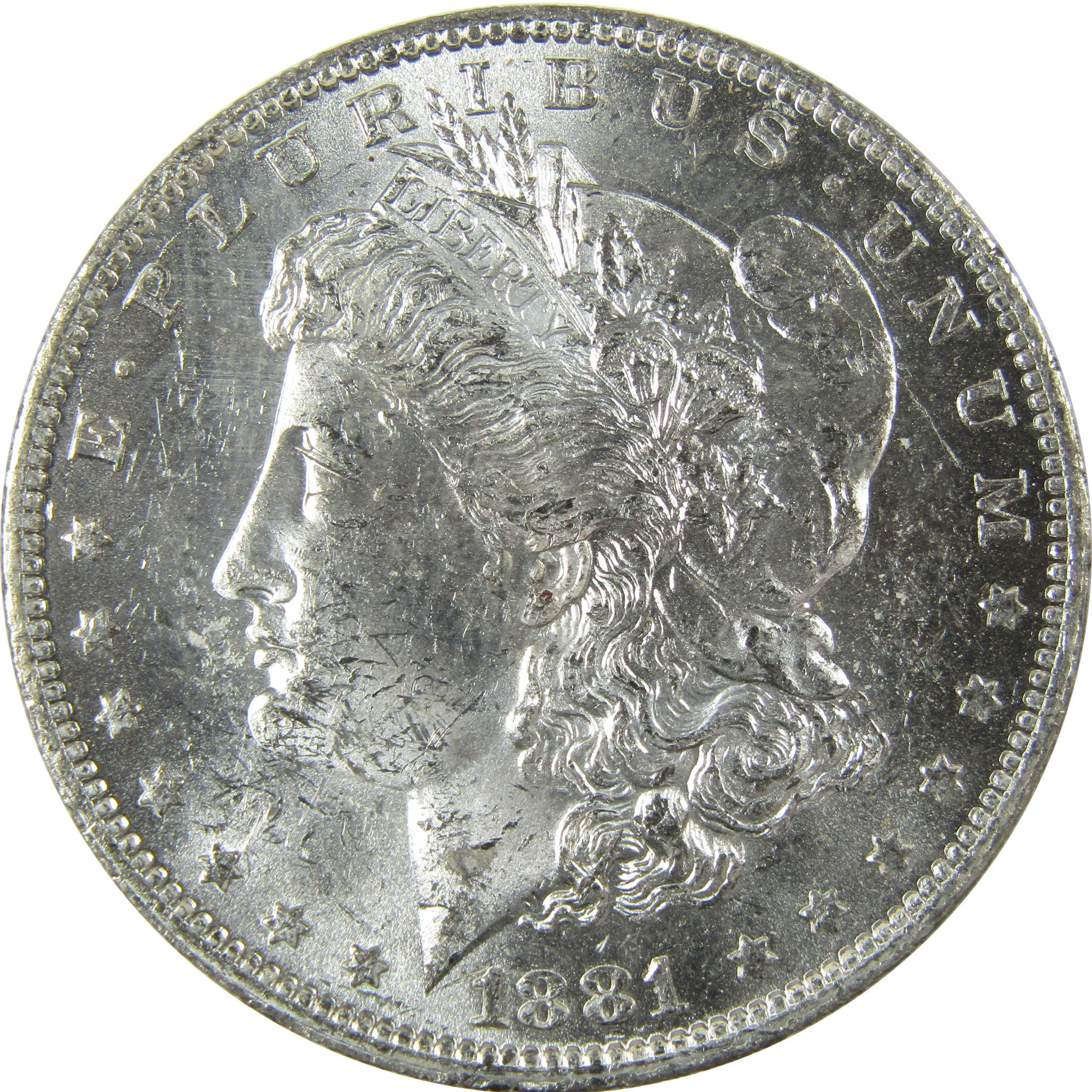 1881 O Morgan Silver Dollar Uncirculated Mint State $1 Coin SKU:I27720
