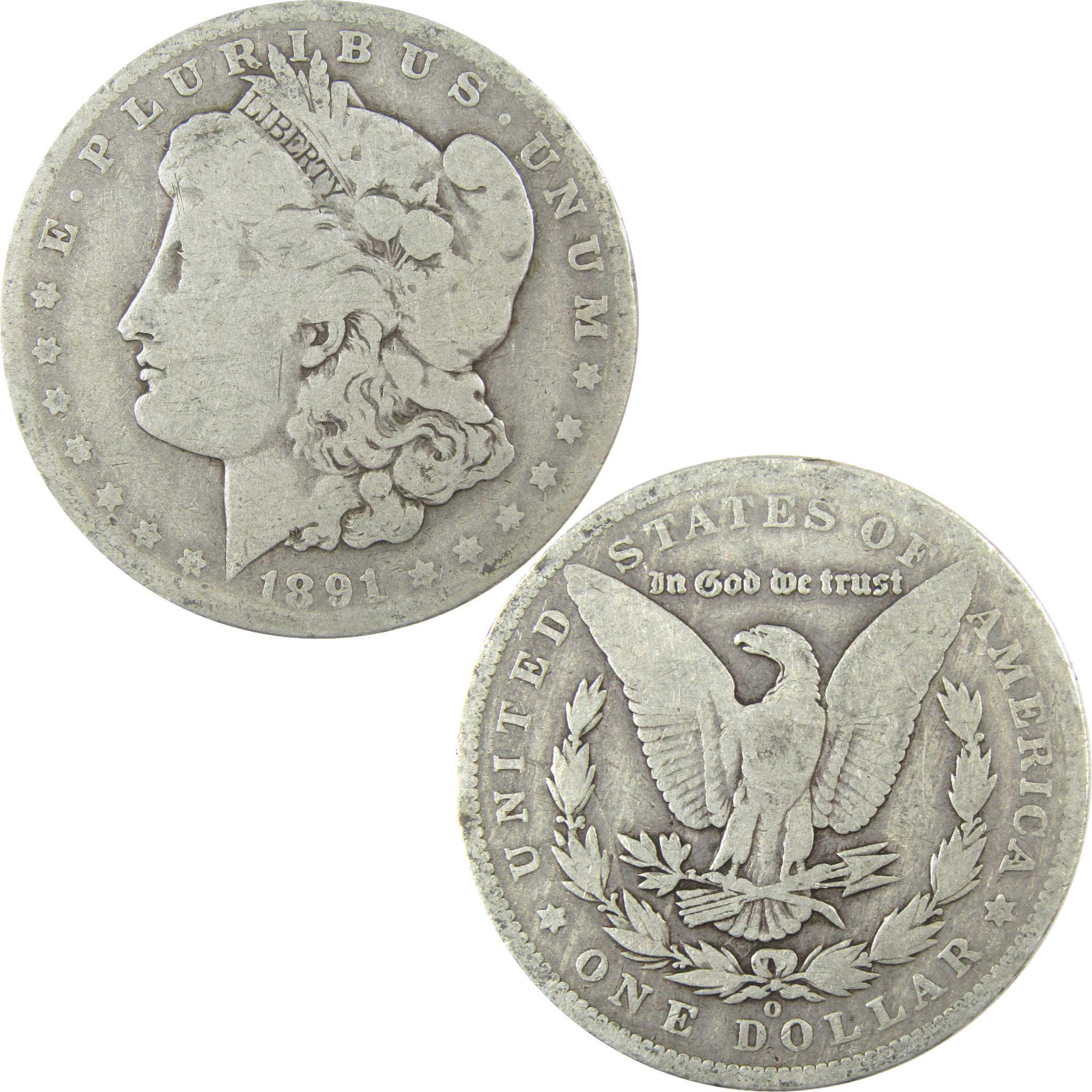 1891 O VAM-1A1 E on Rev Top 100 Morgan Silver Dollar G Good SKU:I25350 - Morgan coin - Morgan silver dollar - Morgan silver dollar for sale - Profile Coins & Collectibles