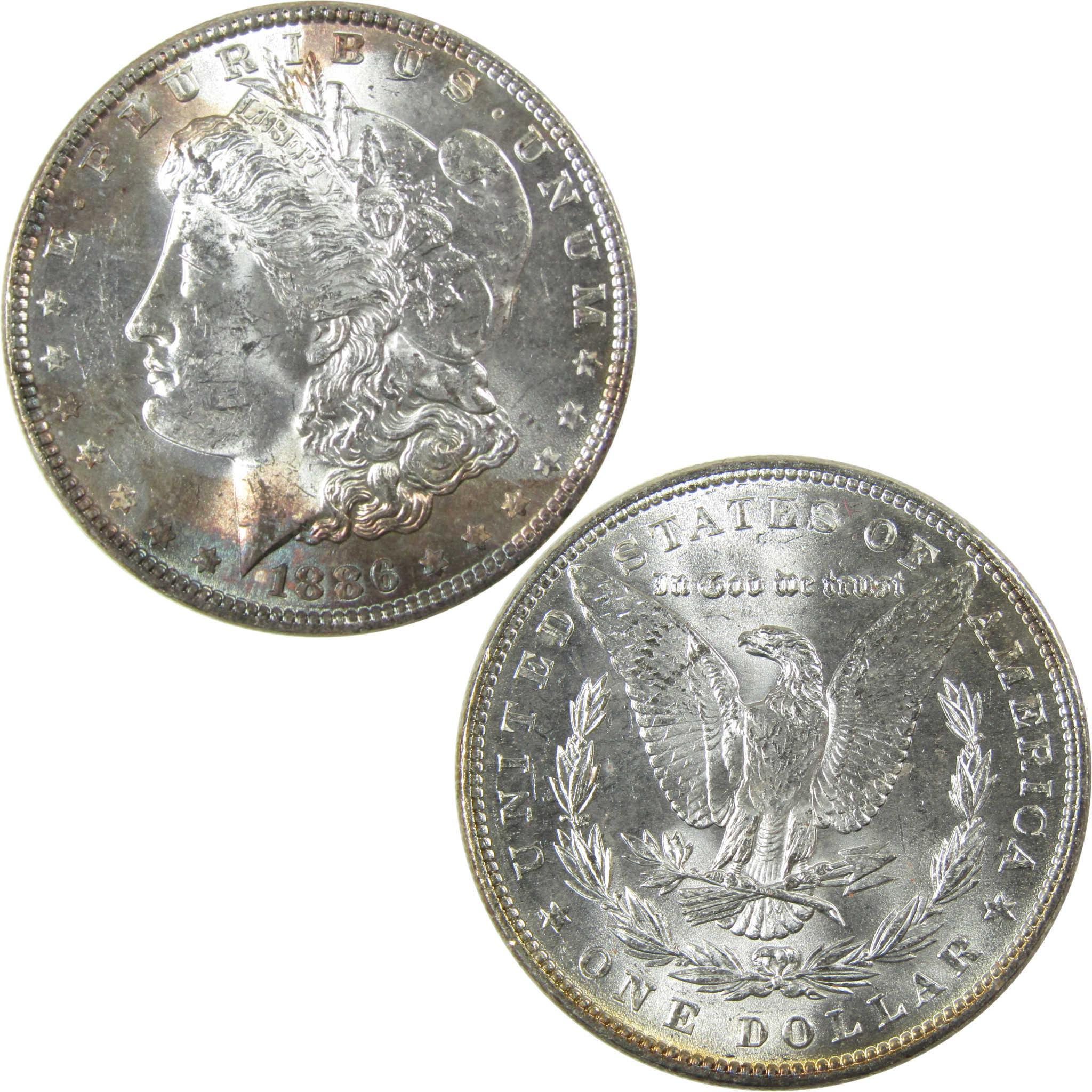 1886-1888 Philadelphia Morgan Silver Dollar Set Uncirculated SKU:CP750