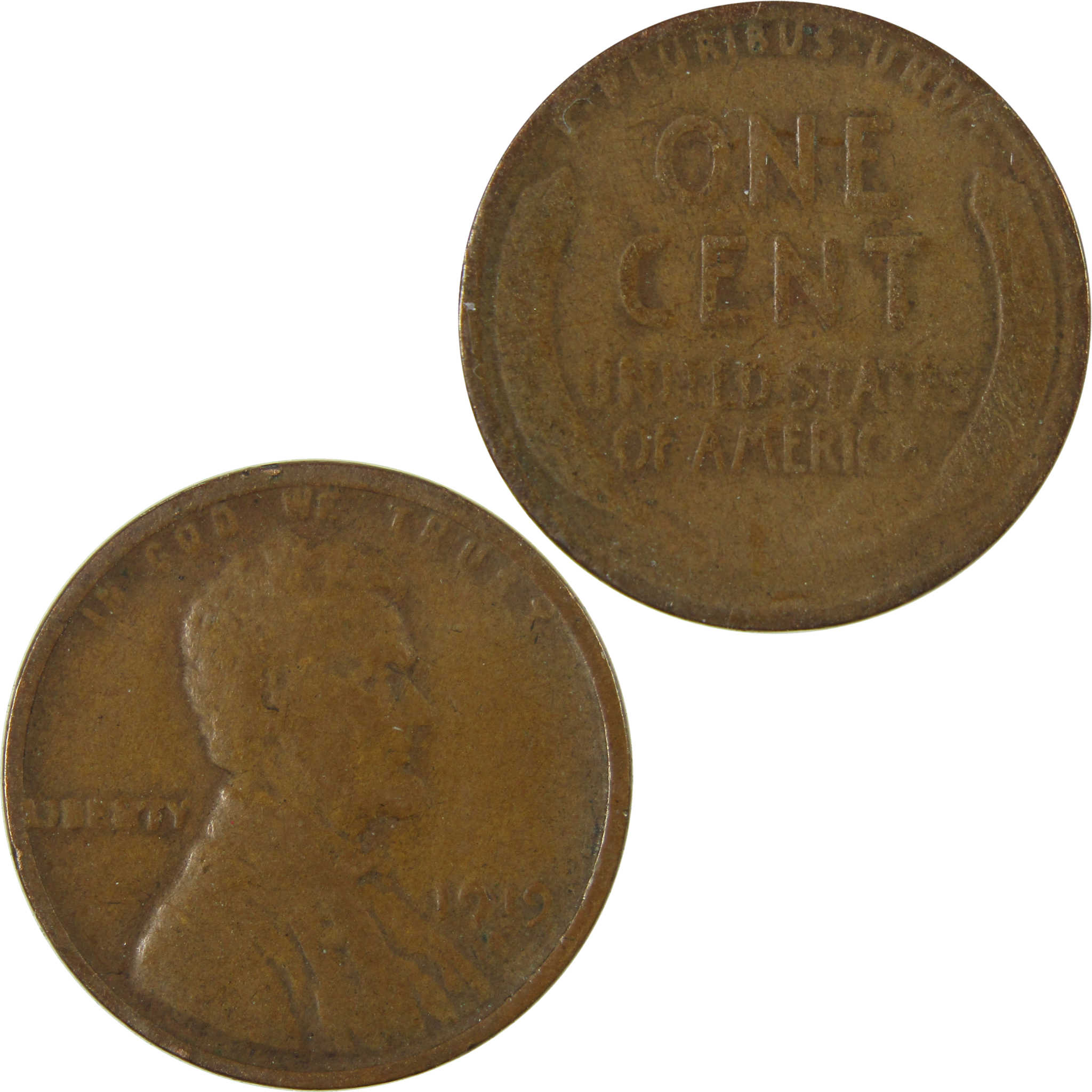 1919 D Lincoln Wheat Cent G Good Penny 1c Coin Collectible SKU:I27178