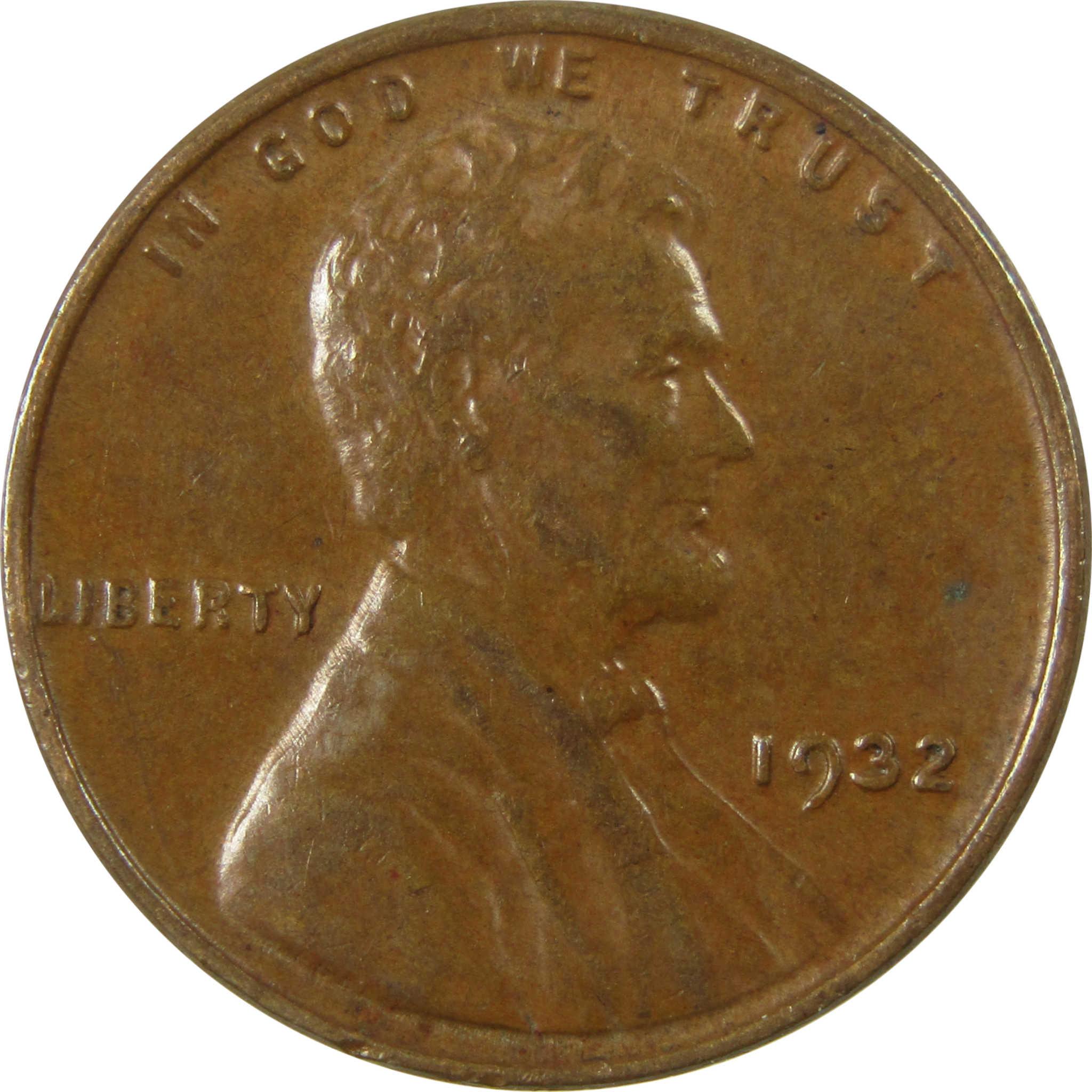 1932 Lincoln Wheat Cent VF Very Fine Penny 1c Coin SKU:I26693