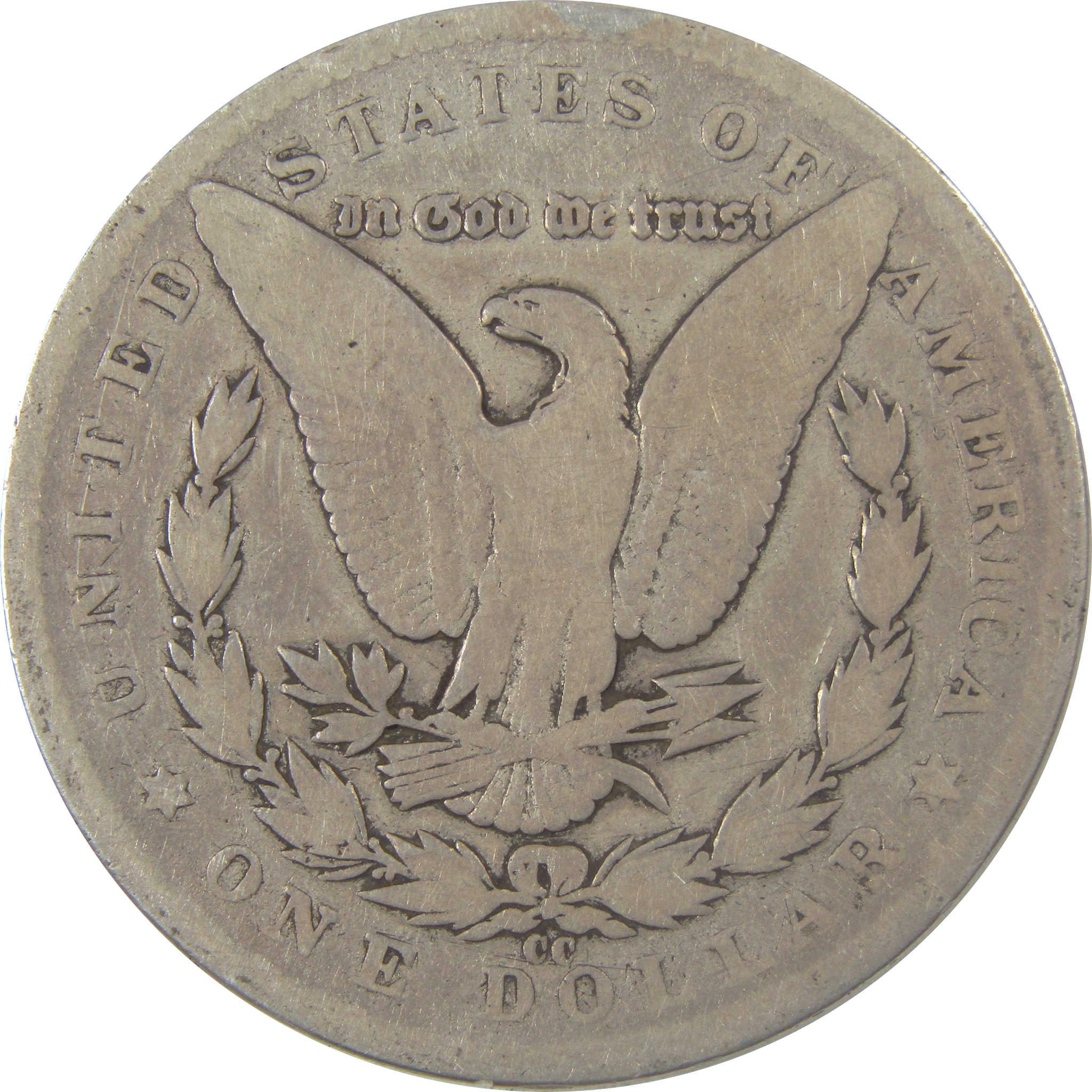 1893 CC Morgan Silver Dollar G Good $1 Coin SKU:I24610 - Morgan coin - Morgan silver dollar - Morgan silver dollar for sale - Profile Coins & Collectibles