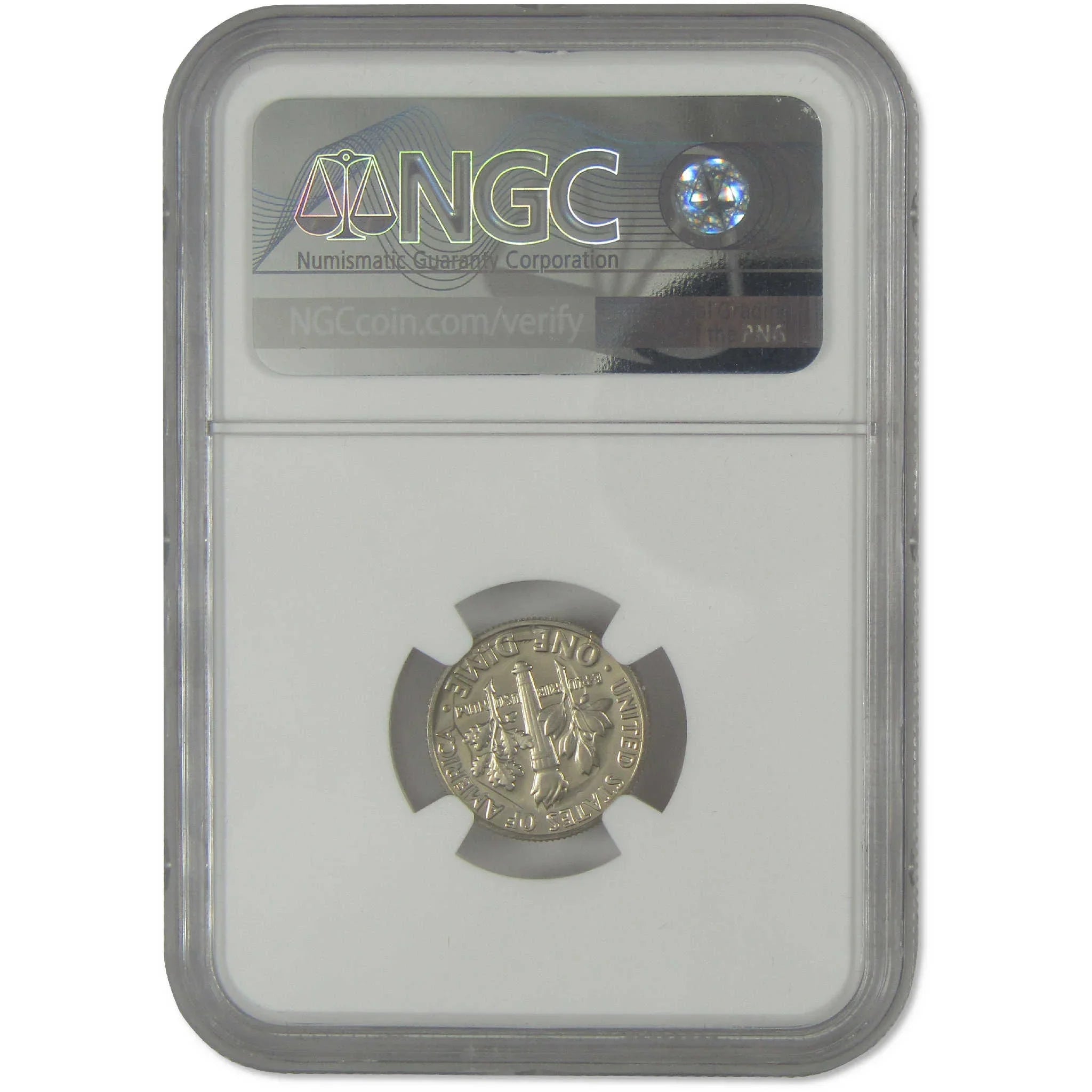 1978 S Roosevelt Dime PF 69 UCAM NGC Clashed Dies Obverse Struck Thru