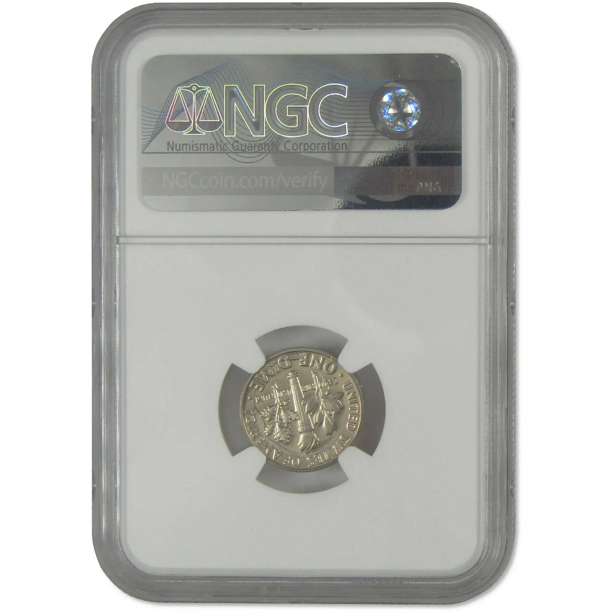 1978 S Roosevelt Dime PF 69 UCAM NGC Clashed Dies Obverse Struck Thru