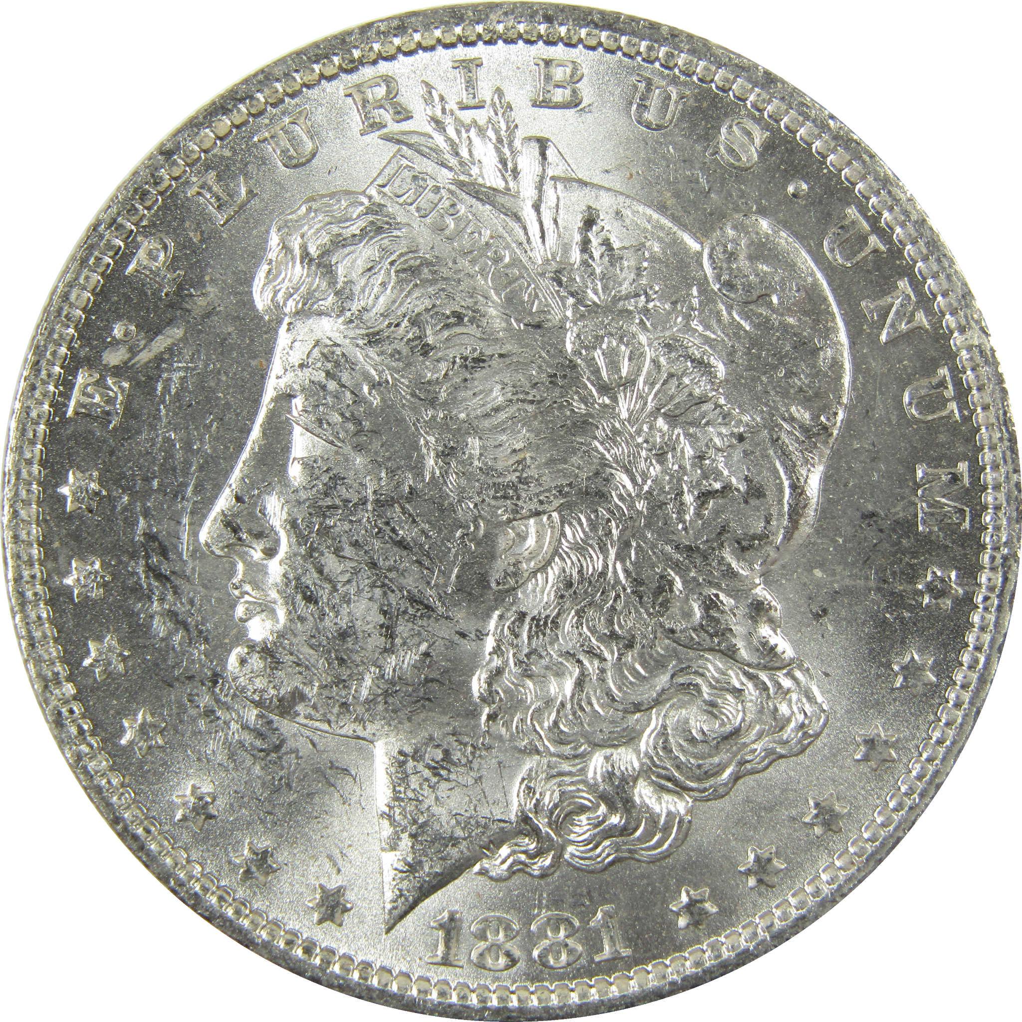 1881 O Morgan Silver Dollar Uncirculated Mint State $1 Coin SKU:I27718 - Morgan coin - Morgan silver dollar - Morgan silver dollar for sale - Profile Coins & Collectibles