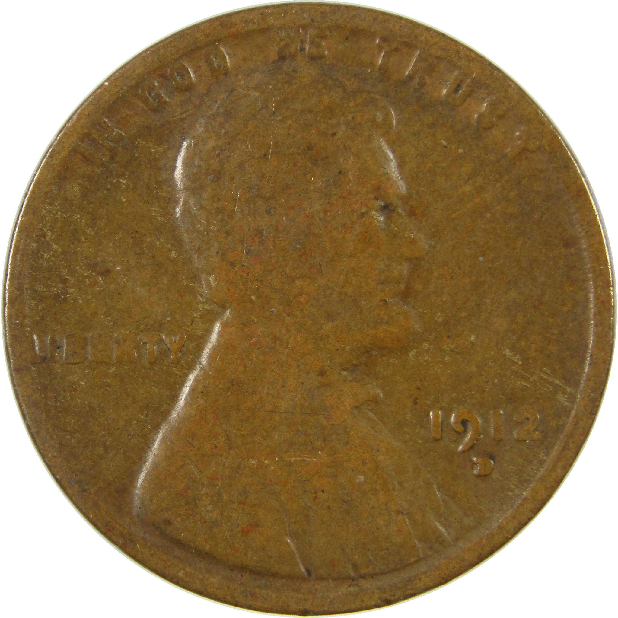 1912 D Lincoln Wheat Cent G Good Penny 1c Coin Collectible SKU:I27161