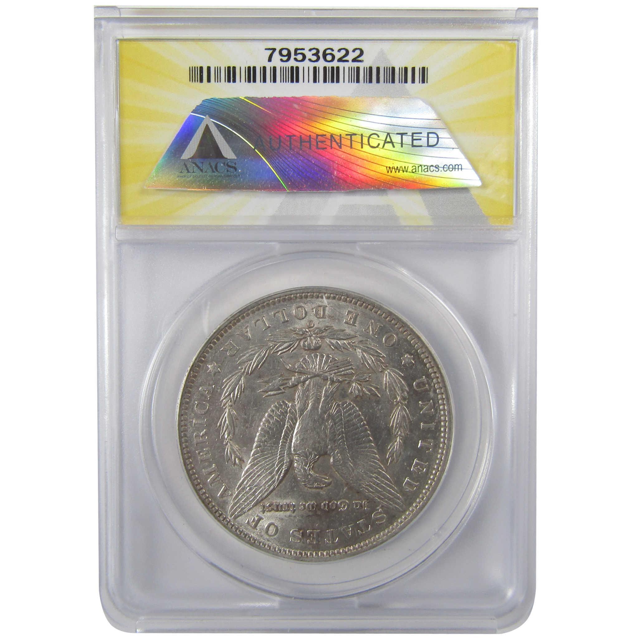 1891 O Morgan Silver Dollar AU 55 ANACS $1 Coin SKU:I25642 - Morgan coin - Morgan silver dollar - Morgan silver dollar for sale - Profile Coins & Collectibles