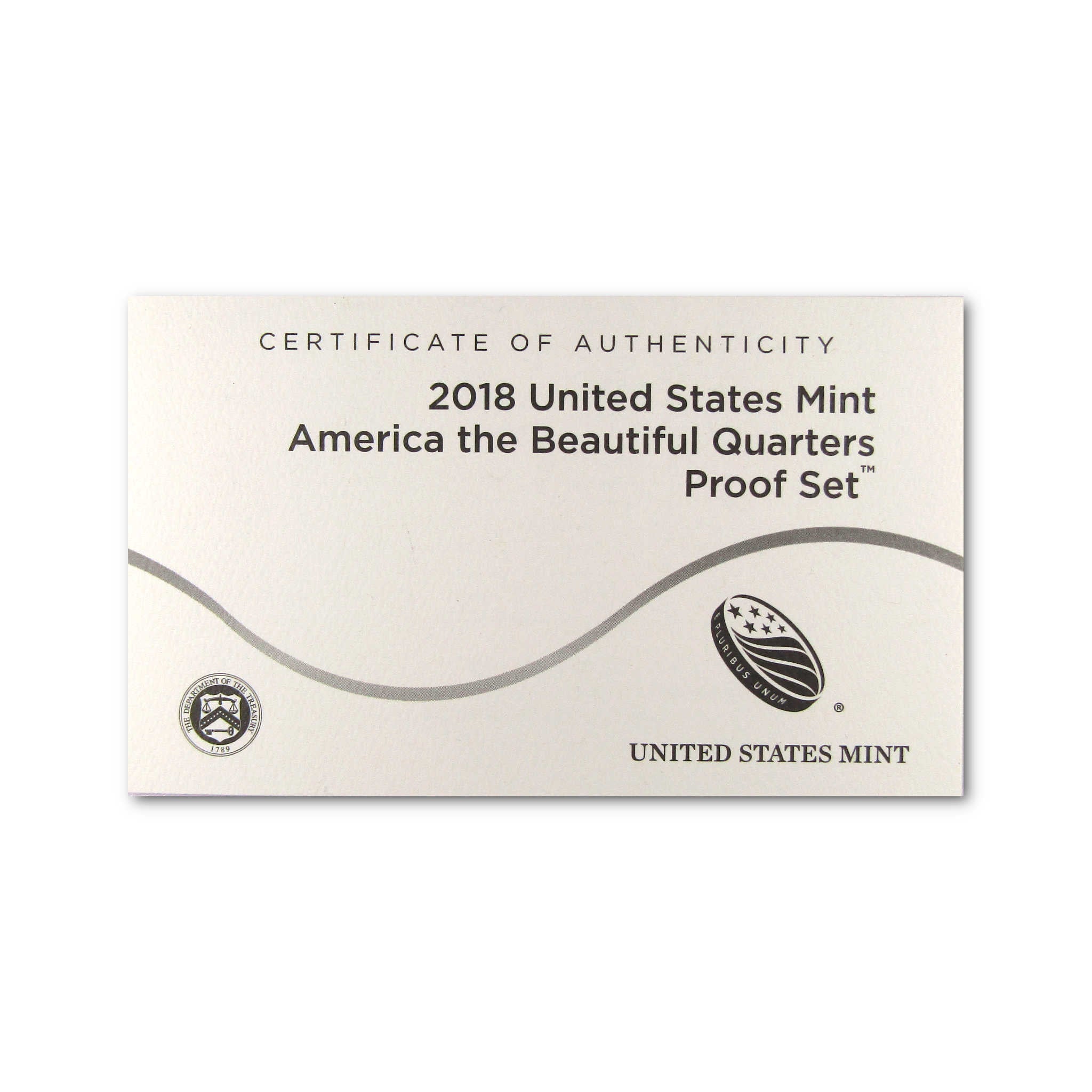 2018 America the Beautiful Quarter Clad Proof Set U.S. Mint OGP COA