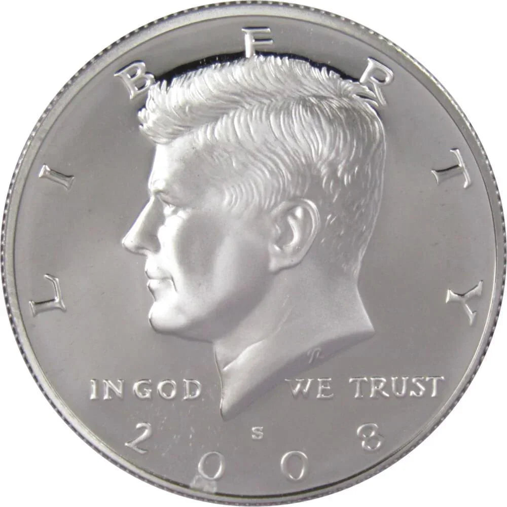 2008 S Kennedy Silver Half Dollar Proof 50c Coin Collectible