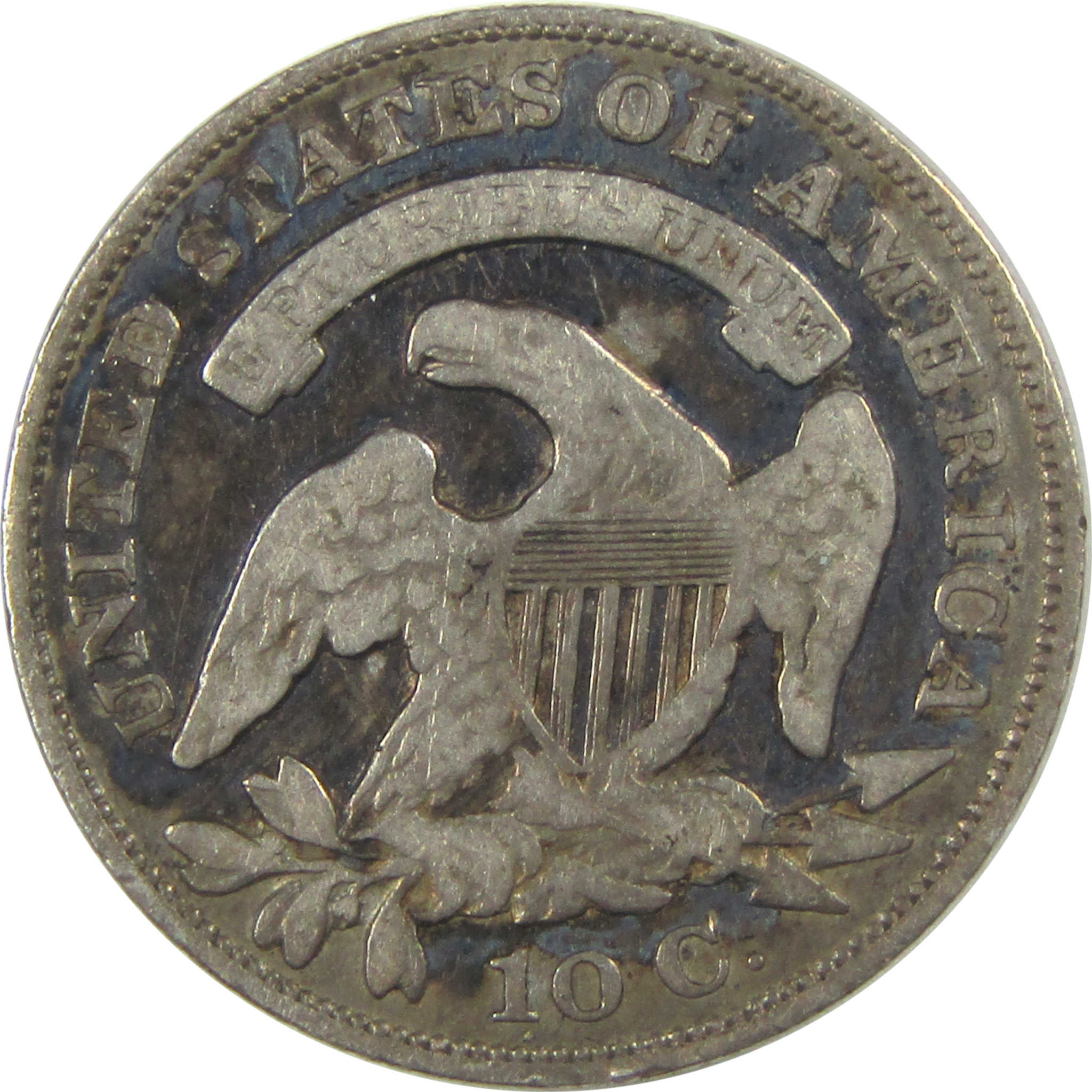 1829 Small 10C Capped Bust Dime F Fine Silver 10c Coin SKU:I20983