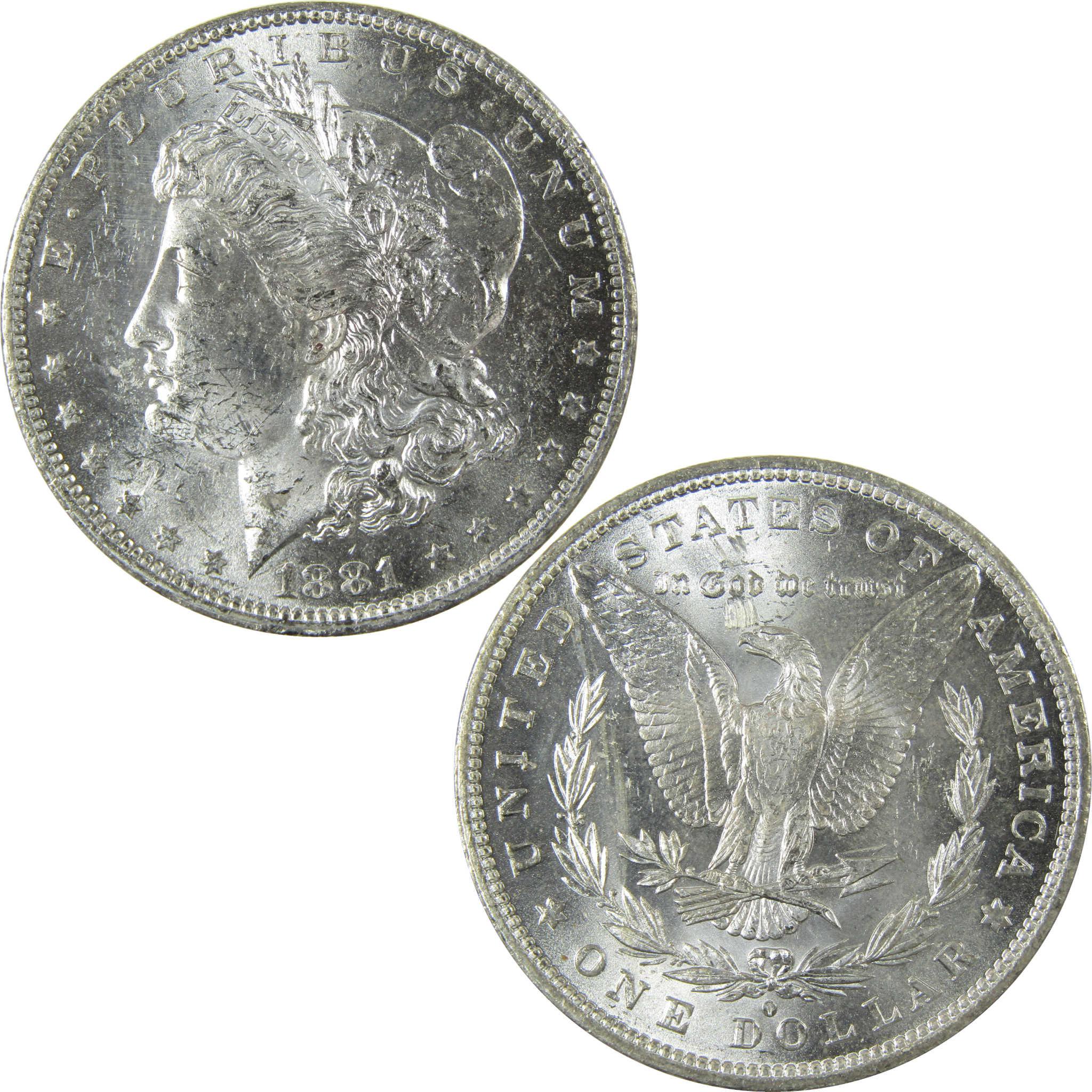 1881 O Morgan Silver Dollar Uncirculated Mint State $1 Coin SKU:I27720 - Morgan coin - Morgan silver dollar - Morgan silver dollar for sale - Profile Coins & Collectibles