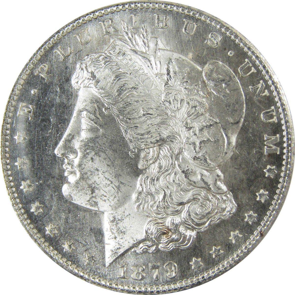 1879 S Rev 79 Morgan Silver Dollar MS 63 ANACS Uncirculated SKU:CP609 - Morgan coin - Morgan silver dollar - Morgan silver dollar for sale - Profile Coins & Collectibles