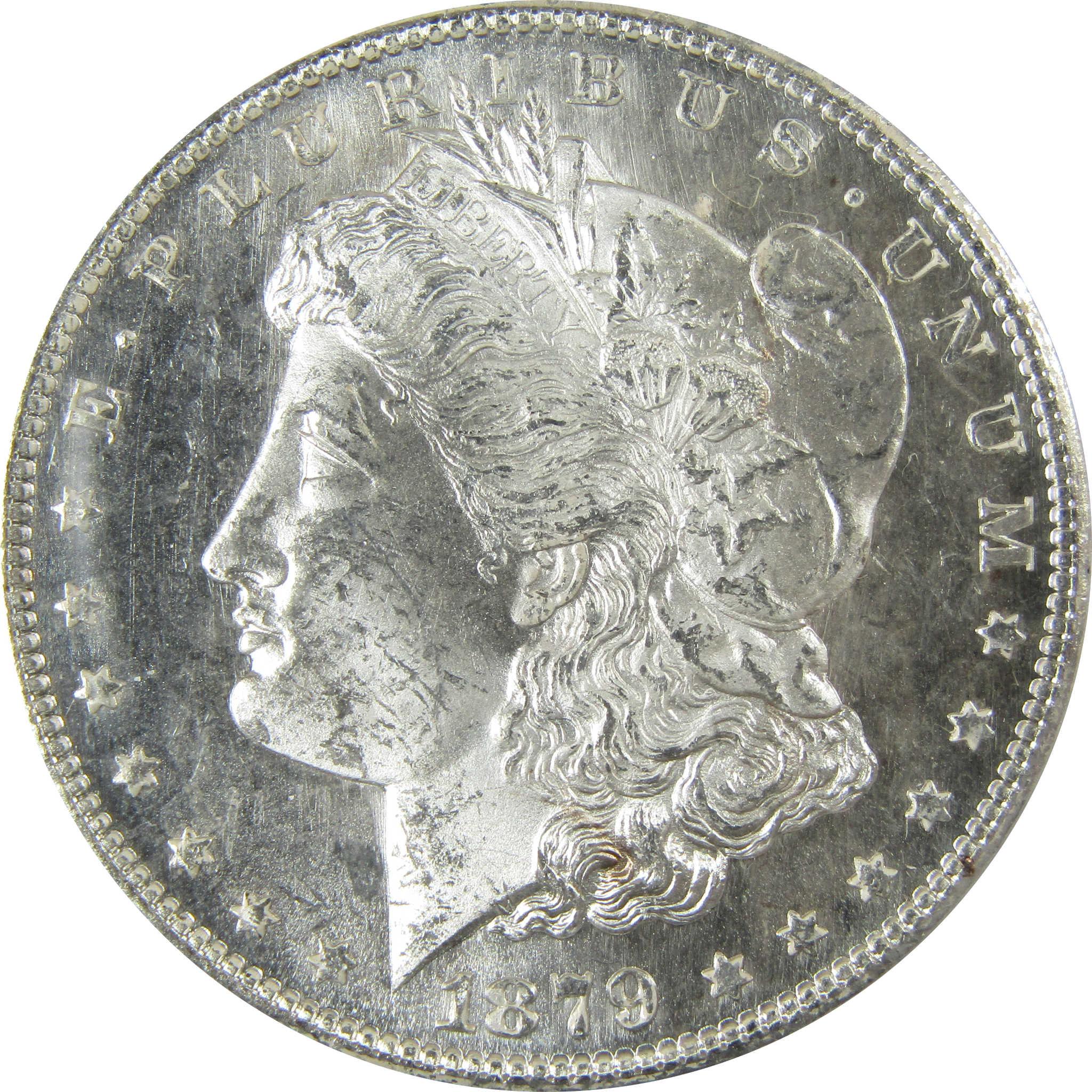 1879 S Rev 79 Morgan Silver Dollar MS 63 ANACS Uncirculated SKU:CP609 - Morgan coin - Morgan silver dollar - Morgan silver dollar for sale - Profile Coins & Collectibles