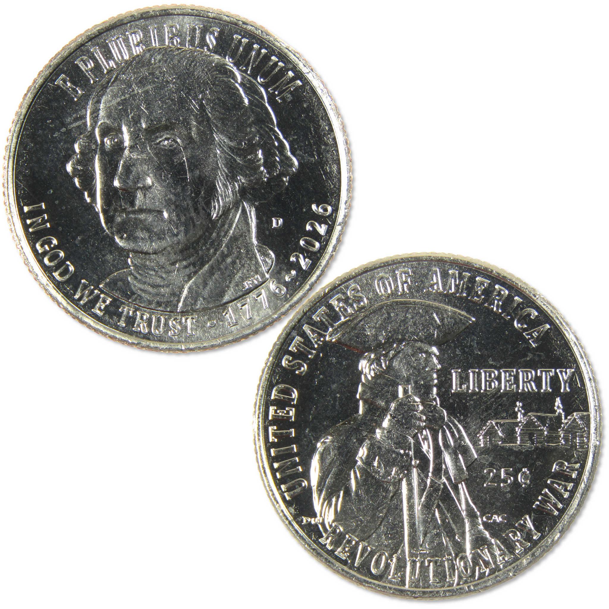 2026 D Revolutionary War Semiquincentennial Clad Quarter Uncirculated