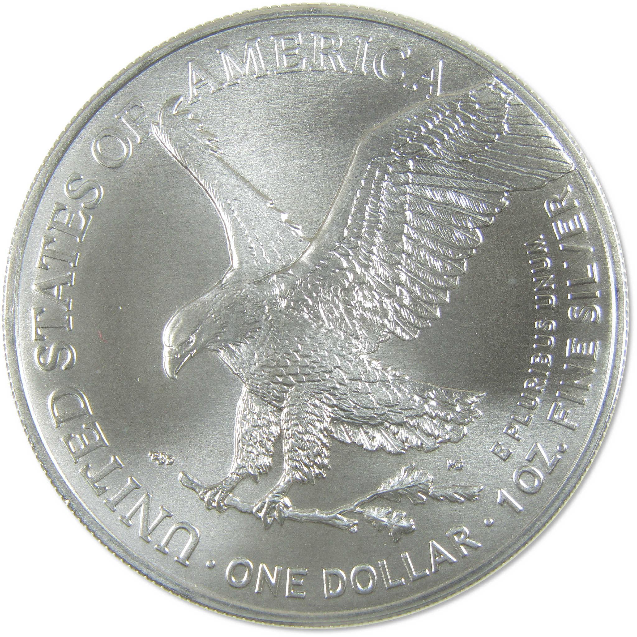 2021 American Silver Eagle 2 Coin Set Uncirculated Bullion Collectible