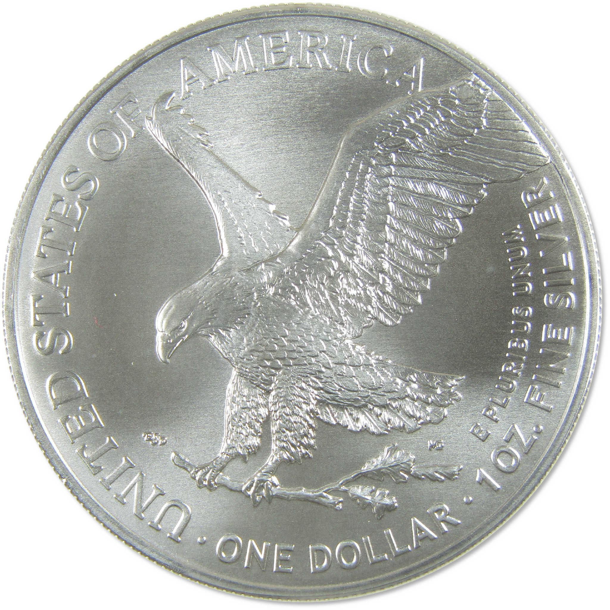 2021 American Silver Eagle 2 Coin Set Uncirculated Bullion Collectible