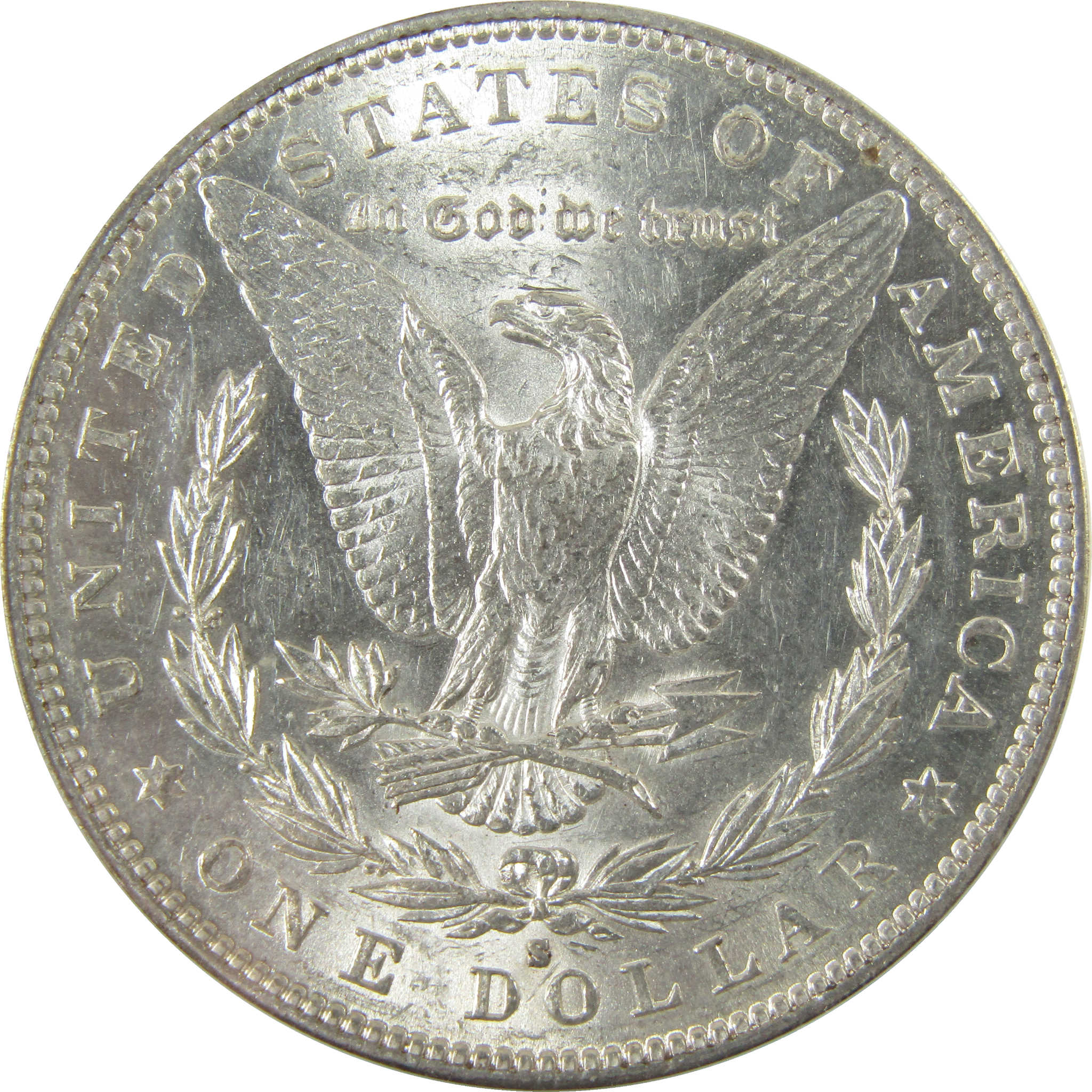 1889 S Morgan Silver Dollar AU 55 ANACS $1 Coin Collectible SKU:I28019