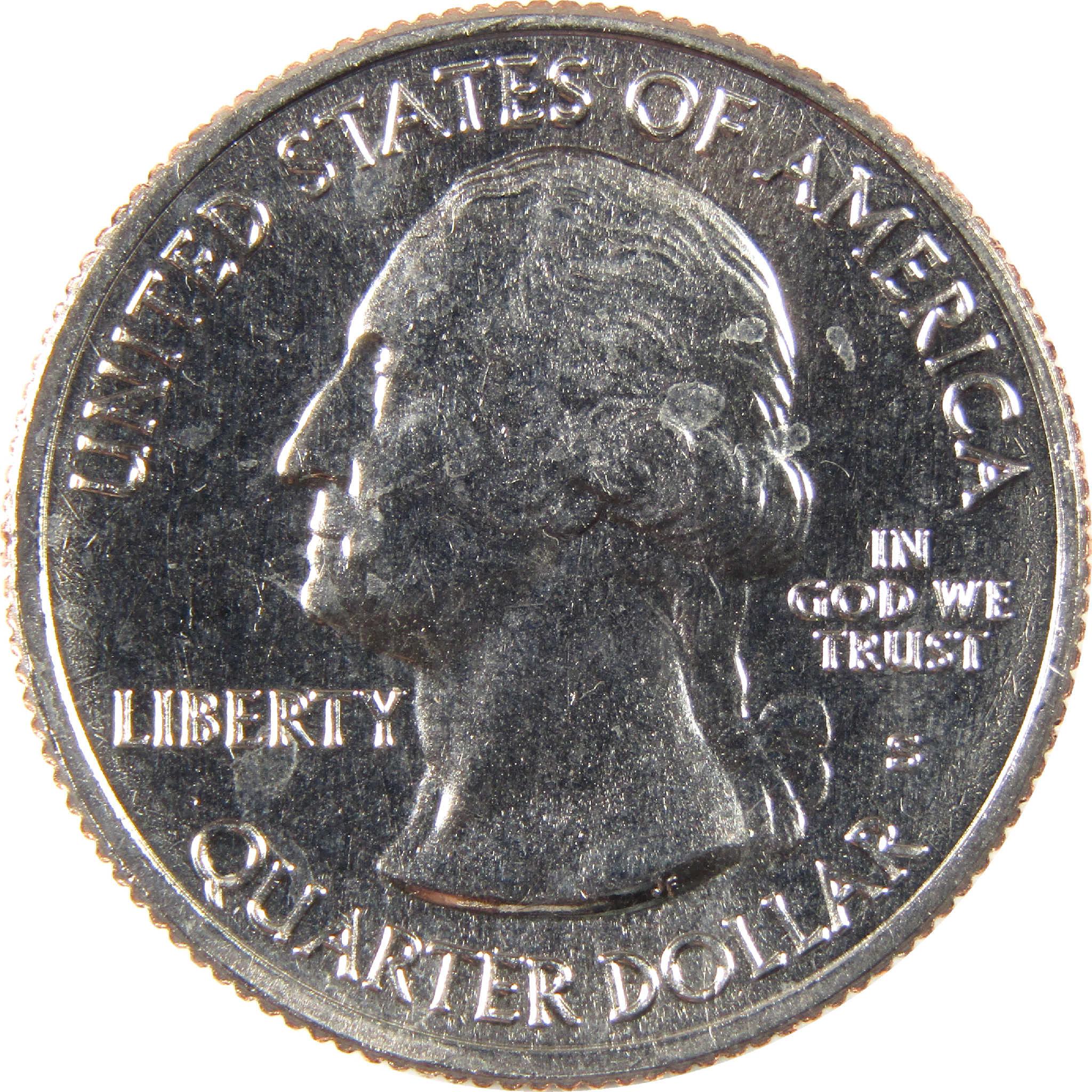 United States quarter dollar coin with George Washington profile, collectible currency