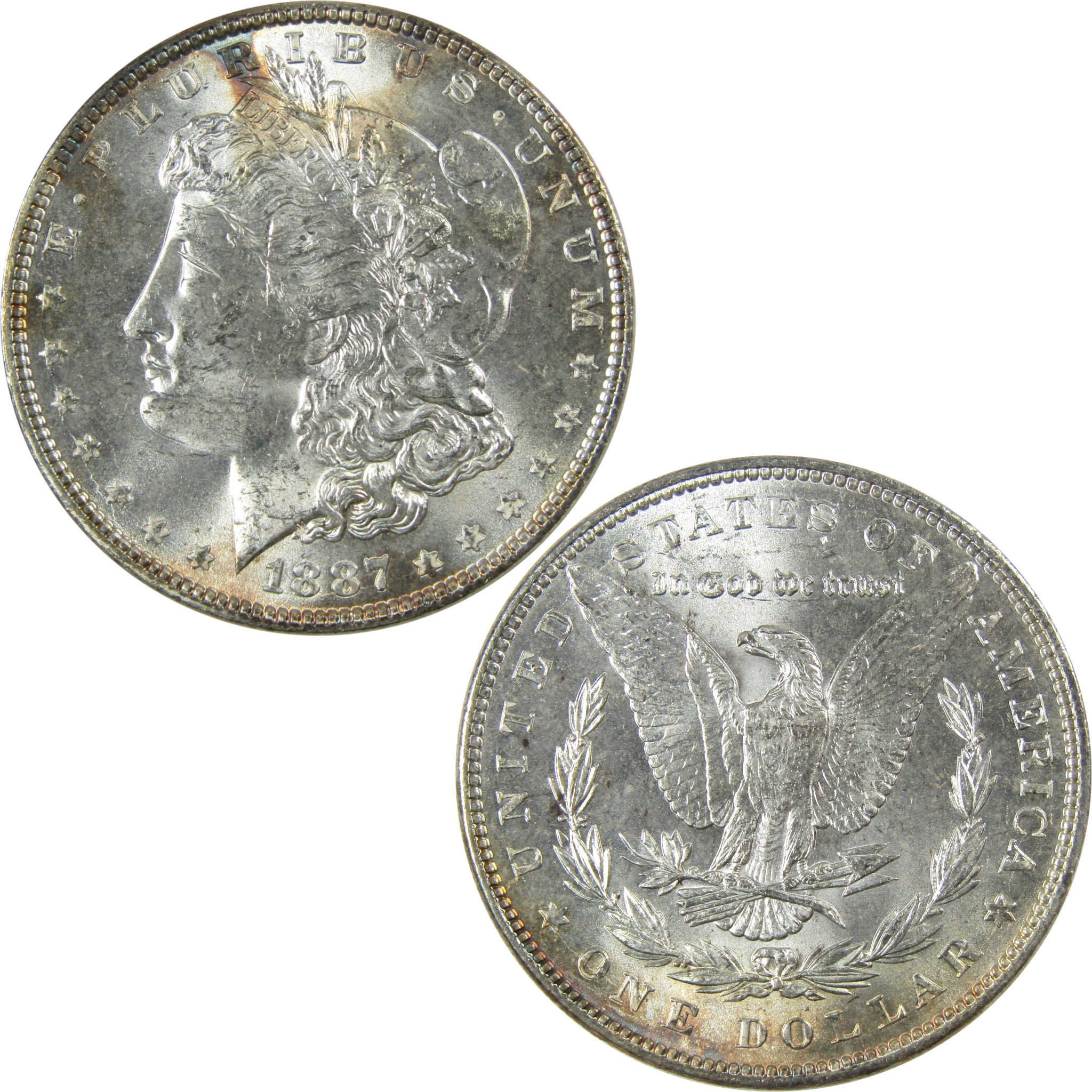 1886-1888 Philadelphia Morgan Silver Dollar Set Uncirculated SKU:CP750