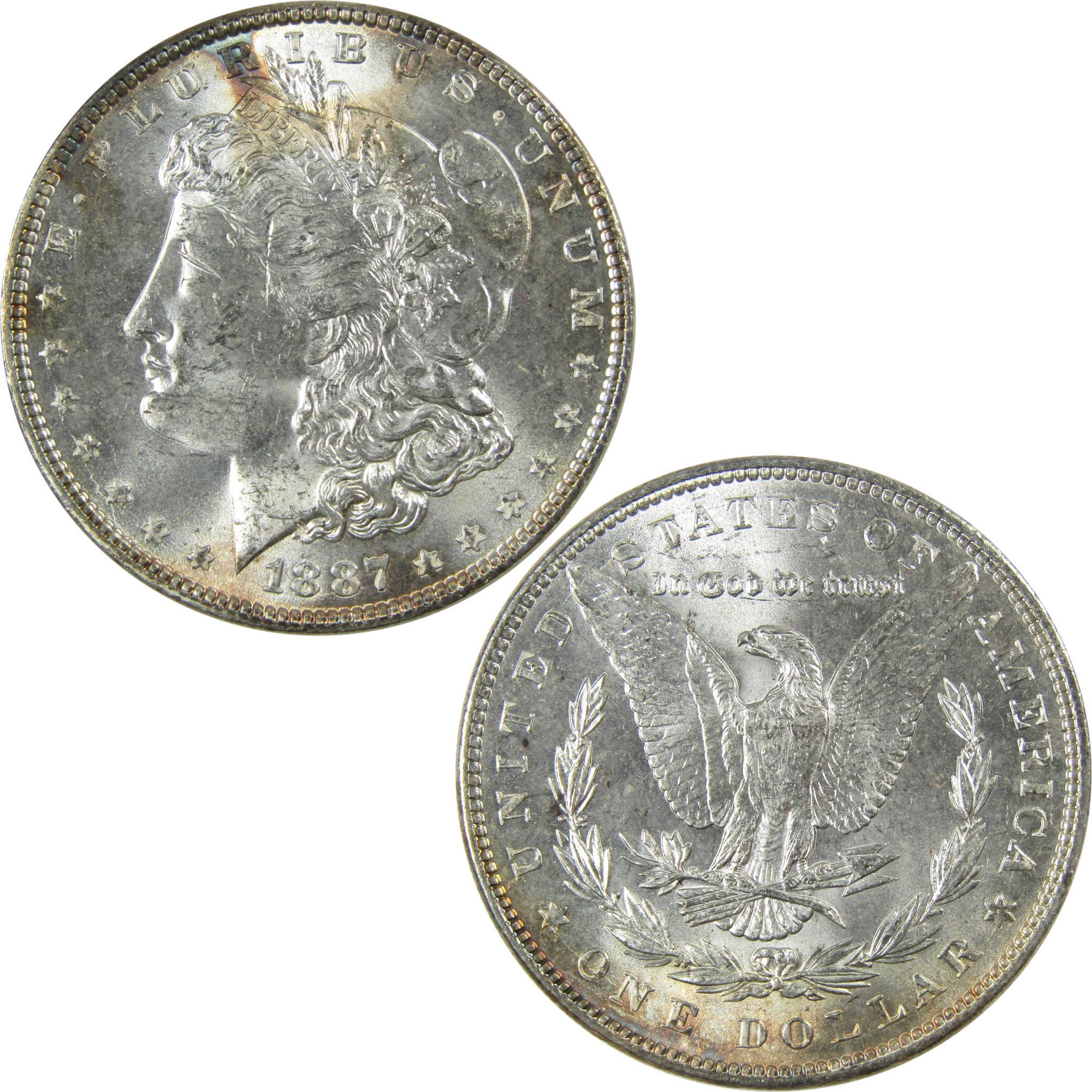 1886-1888 Philadelphia Morgan Silver Dollar Set Uncirculated SKU:CP750