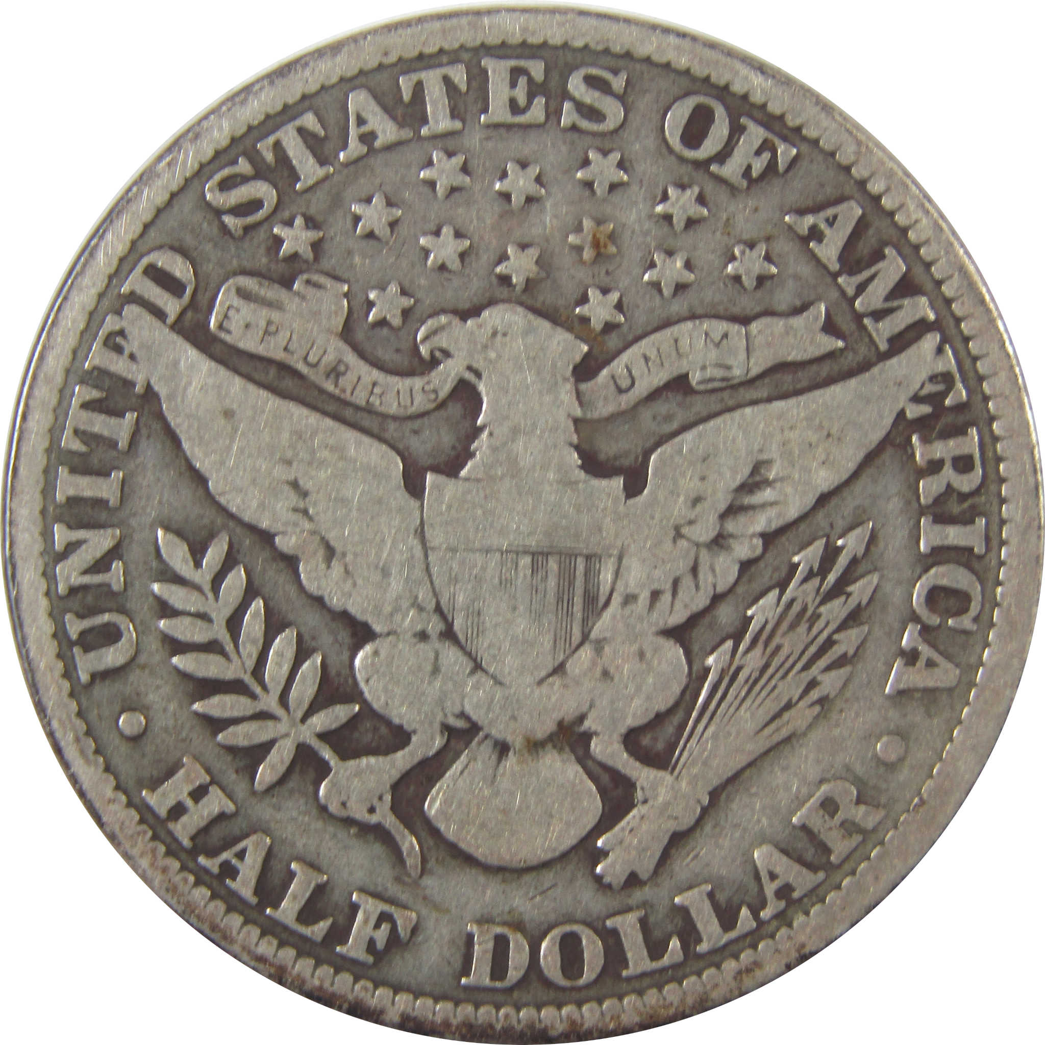 1913 Barber Half Dollar G Good Silver 50c Coin SKU:I18430