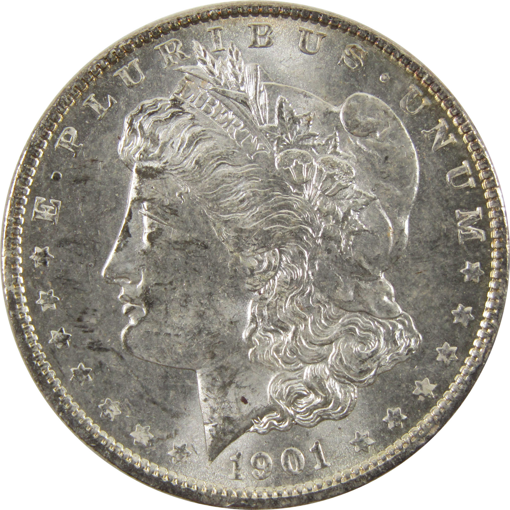 1901 O Morgan Dollar Uncirculated Details 90% Silver $1 SKU:I10464 - Morgan coin - Morgan silver dollar - Morgan silver dollar for sale - Profile Coins & Collectibles