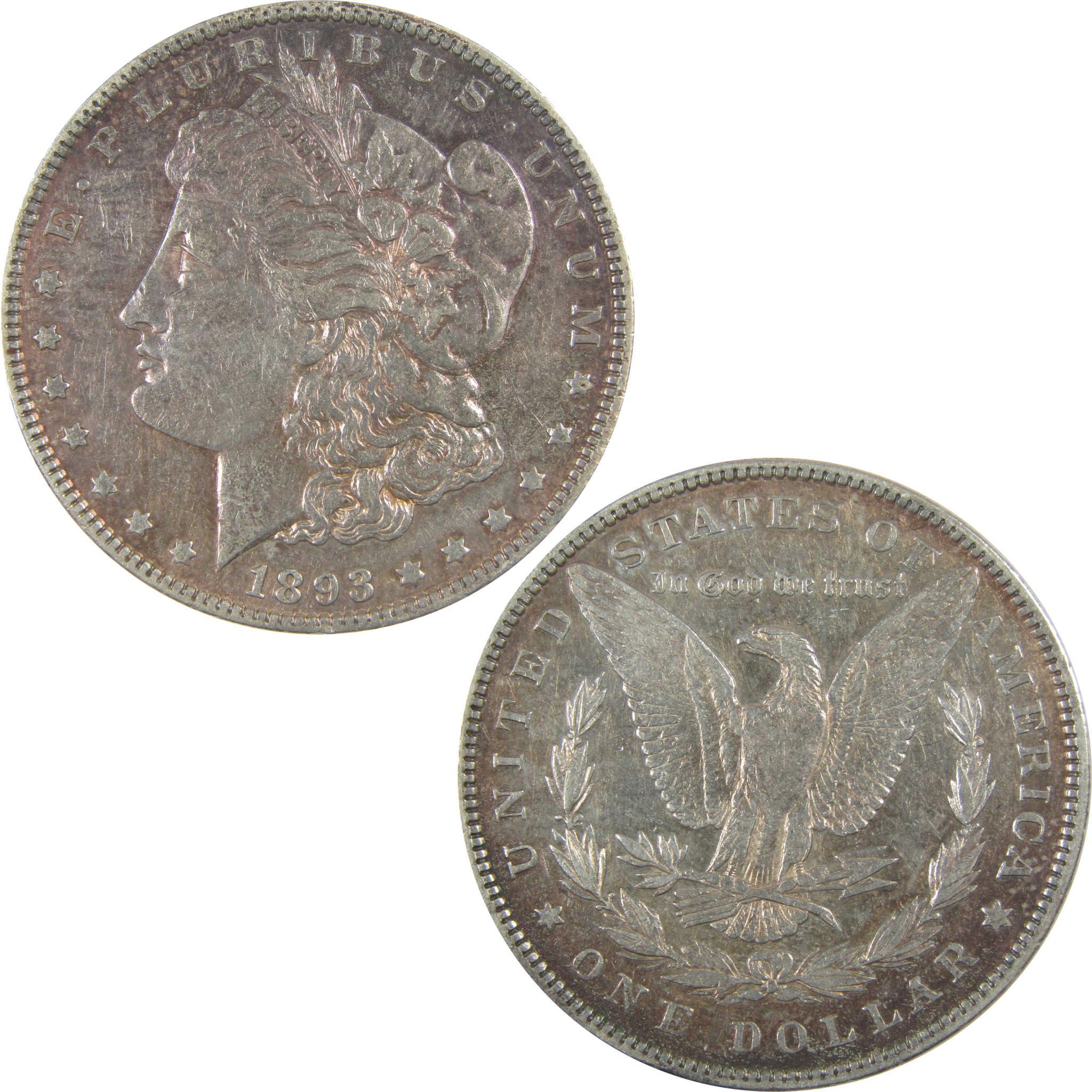 1893 Morgan Dollar XF EF Extremely Fine Details Silver SKU:I20964 - Morgan coin - Morgan silver dollar - Morgan silver dollar for sale - Profile Coins & Collectibles