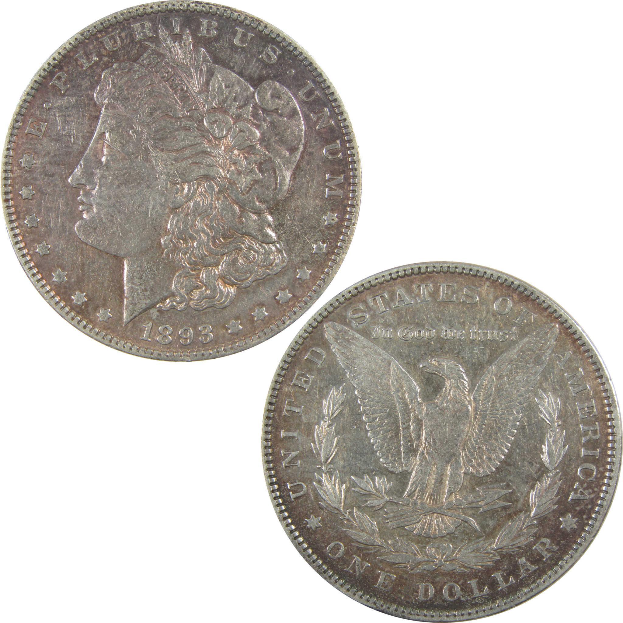 1893 Morgan Dollar XF EF Extremely Fine Details Silver SKU:I20964 - Morgan coin - Morgan silver dollar - Morgan silver dollar for sale - Profile Coins & Collectibles