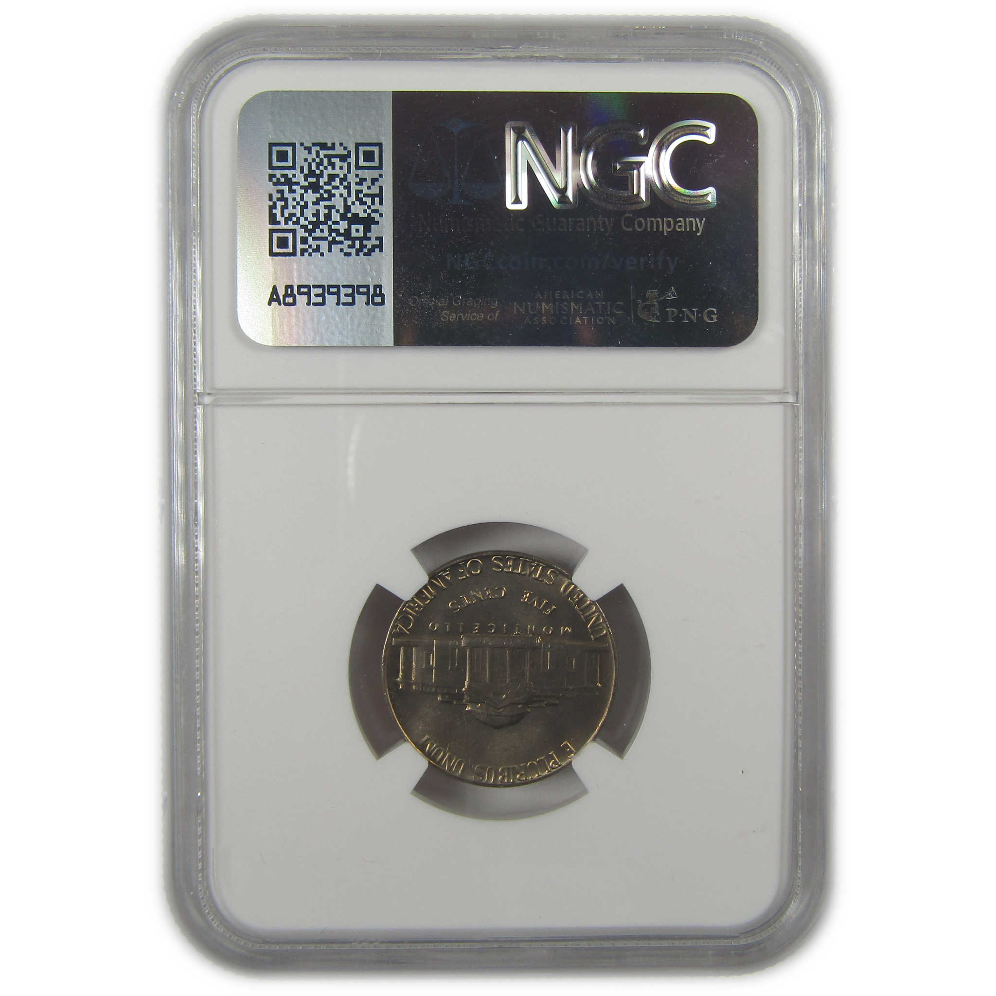 1976 Jefferson Nickel MS 67 NGC Original Bag Fragment SKU:I22118