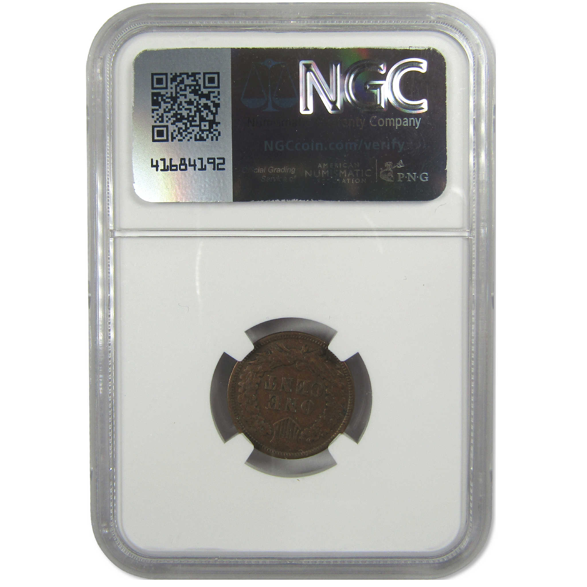 1872 Indian Head Cent VF 35 BN NGC Penny 1c Coin SKU:I9752