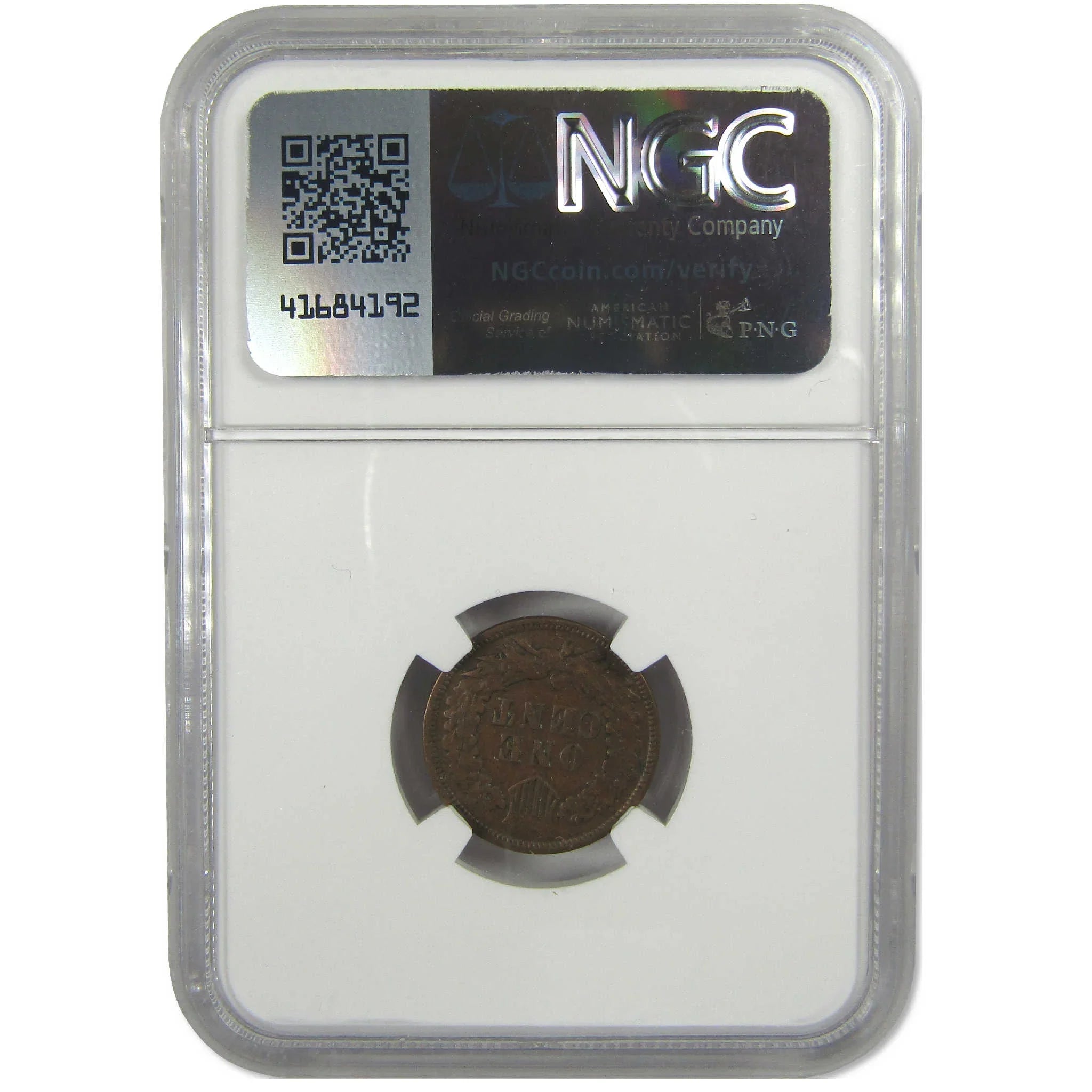 1872 Indian Head Cent VF 35 BN NGC Penny 1c Coin SKU:I9752