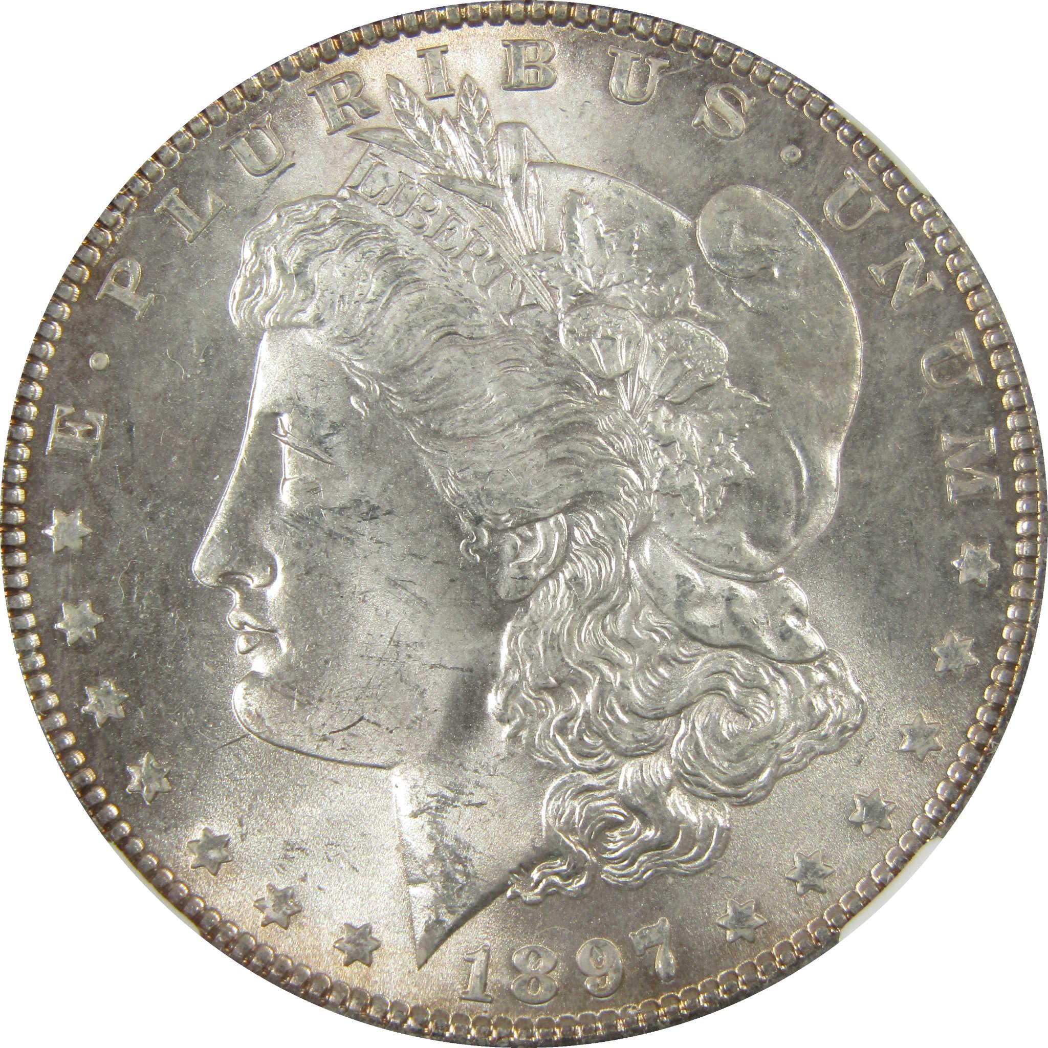 1897 Morgan Silver Dollar MS 64 NGC Uncirculated $1 Coin SKU:I27529 - Morgan coin - Morgan silver dollar - Morgan silver dollar for sale - Profile Coins & Collectibles