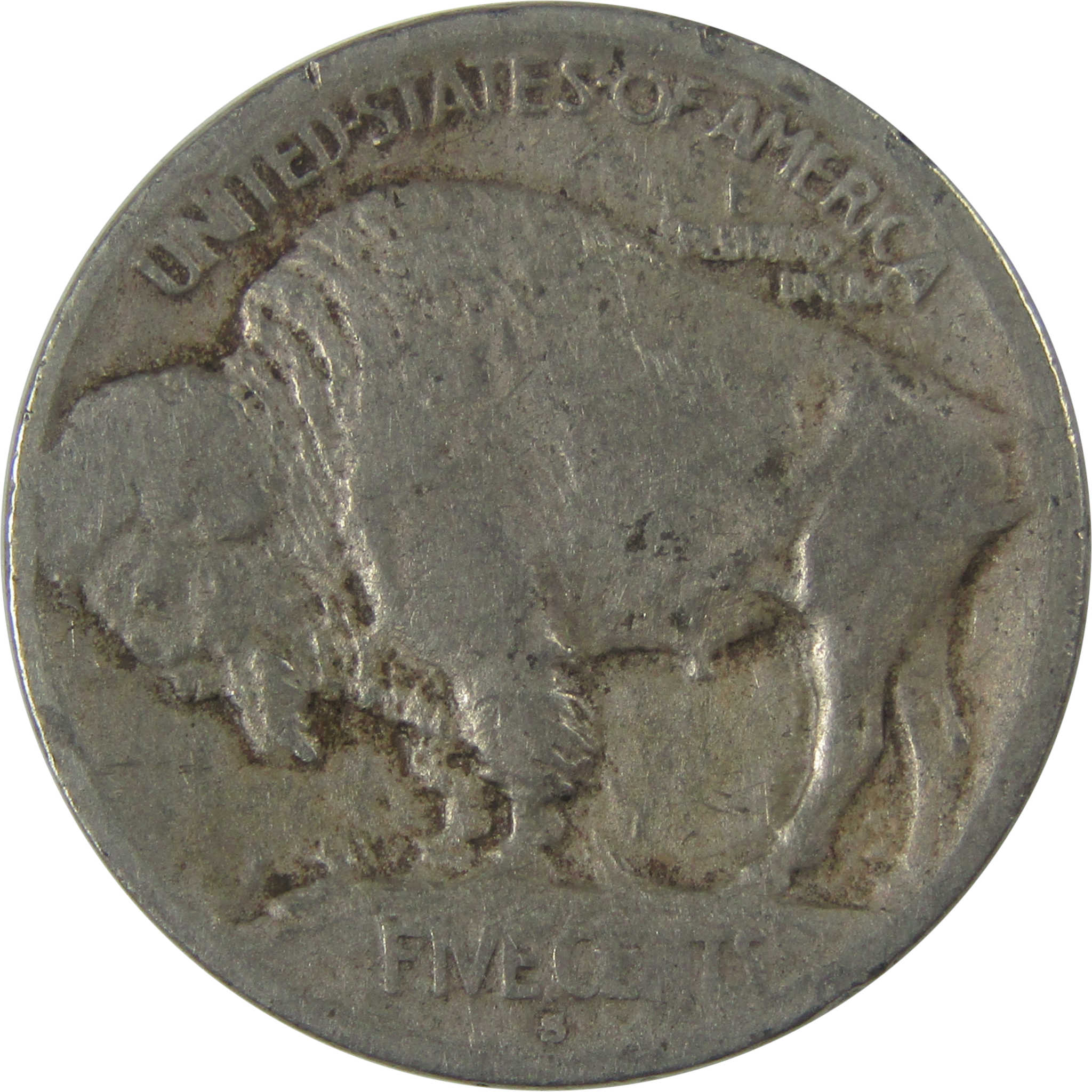 1913 S Type 1 Indian Head Buffalo Nickel VG Very Good SKU:I21026