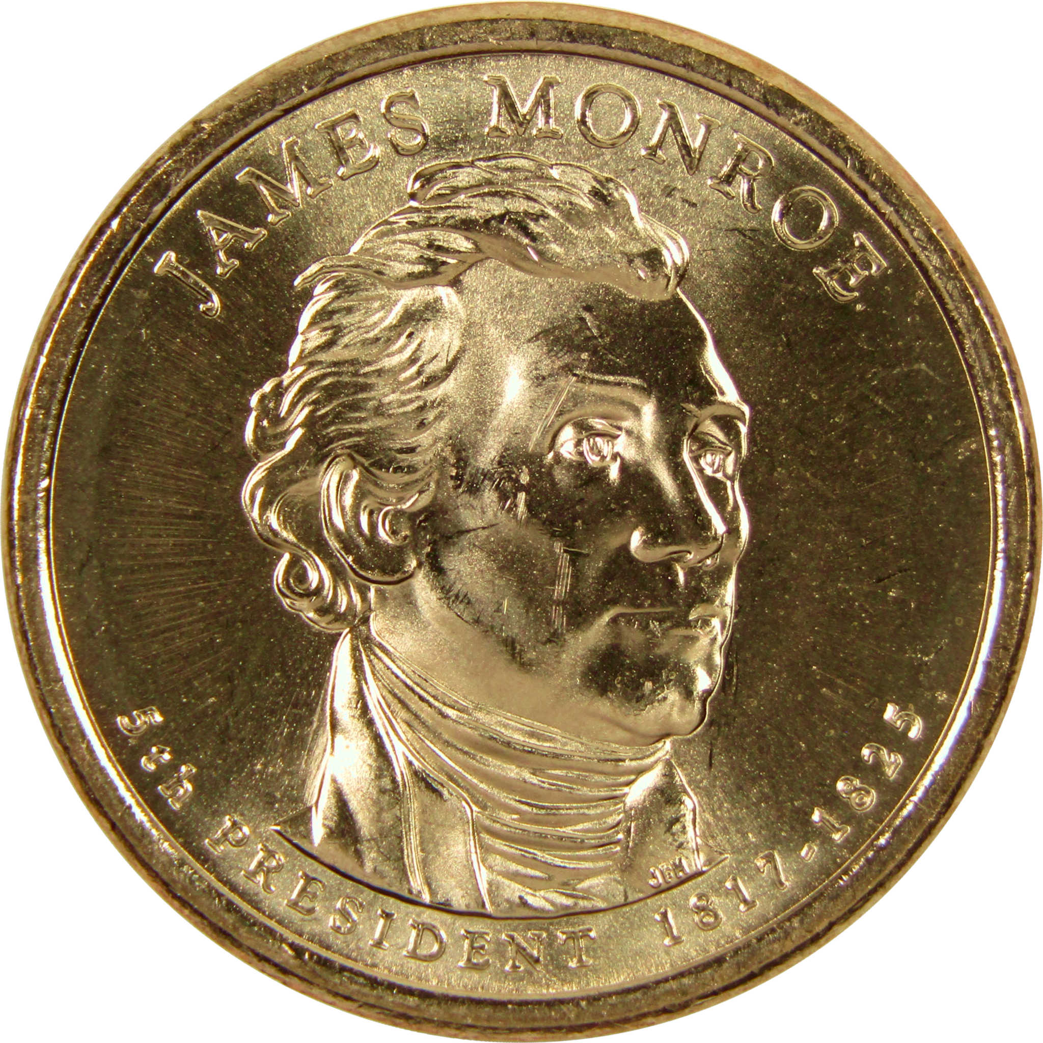 2008 P James Monroe Presidential Dollar BU Uncirculated $1 Coin