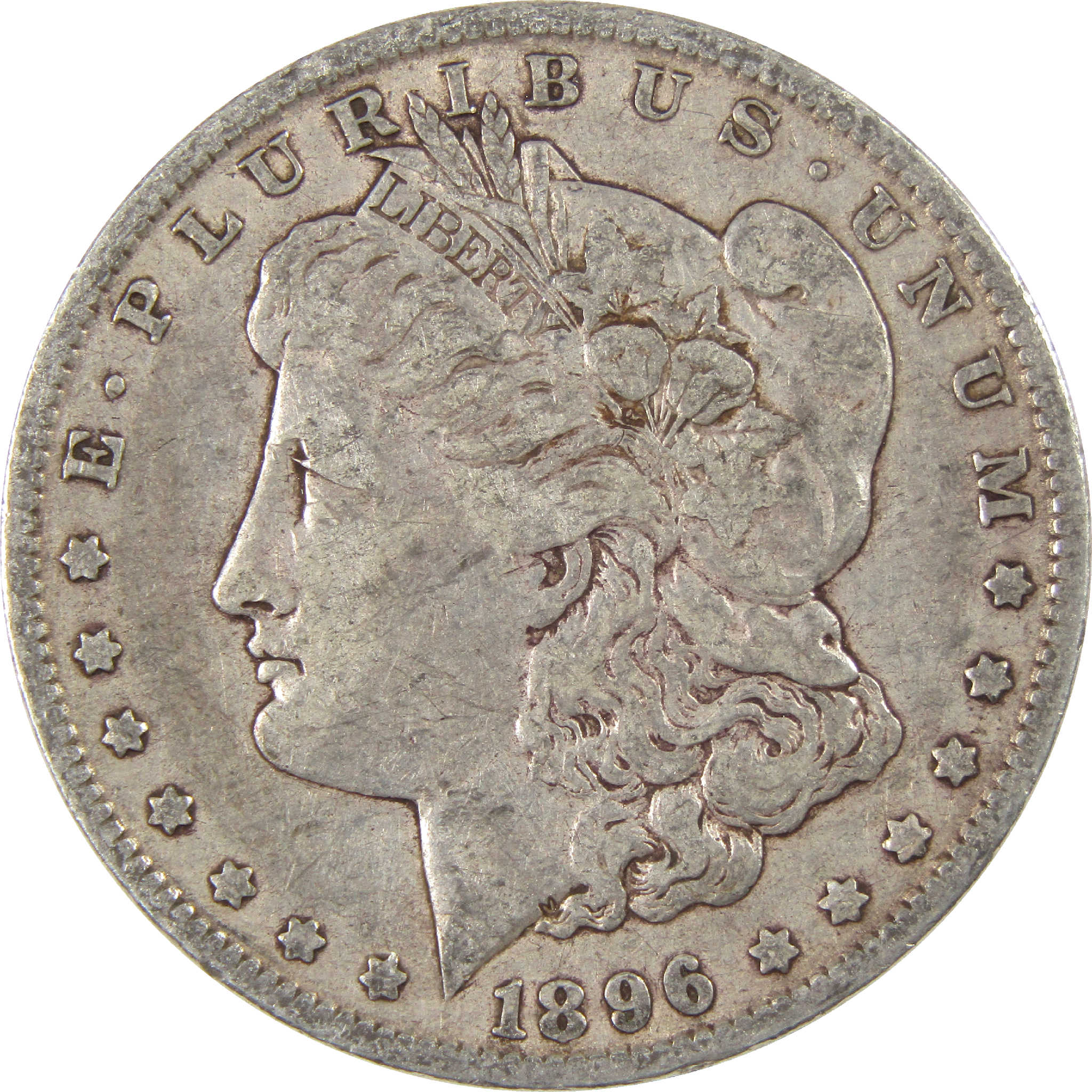 1896 O Morgan Dollar F Fine Silver $1 Coin SKU:I11660 - Morgan coin - Morgan silver dollar - Morgan silver dollar for sale - Profile Coins & Collectibles