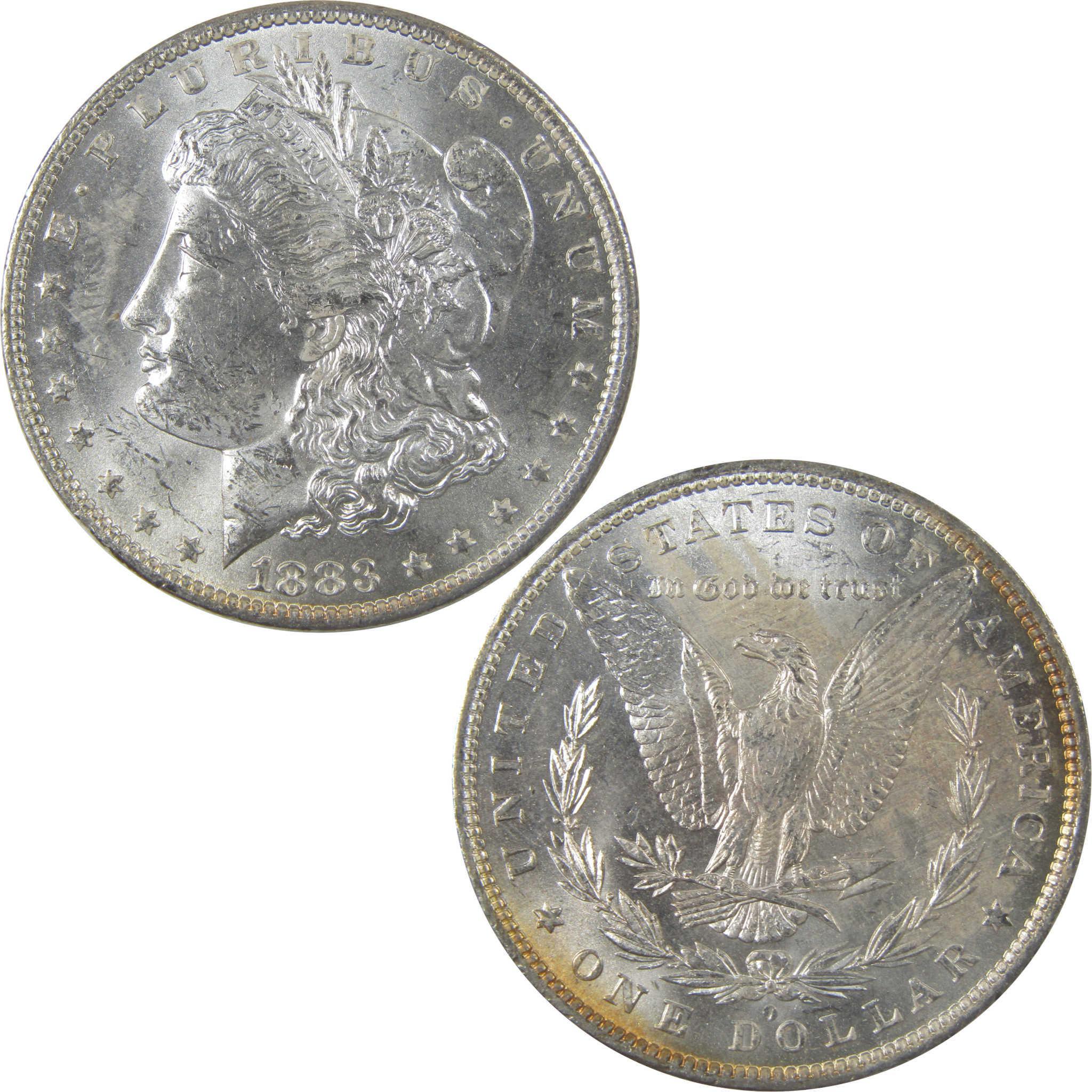 1883 O Morgan Silver Dollar Uncirculated Mint State Toned SKU:I24853