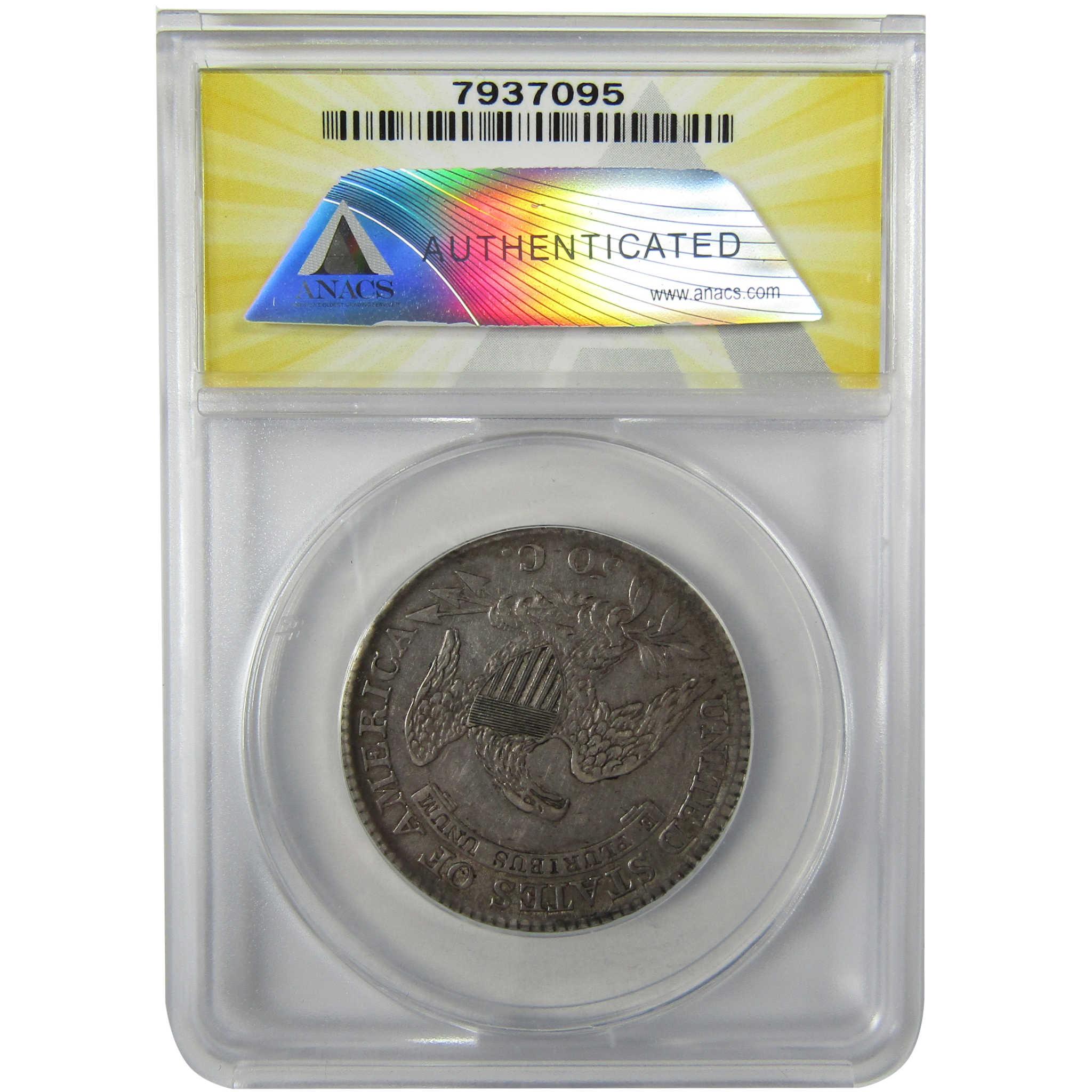 1813 Capped Bust Silver Half Dollar VF 35 Details ANACS SKU:I27999