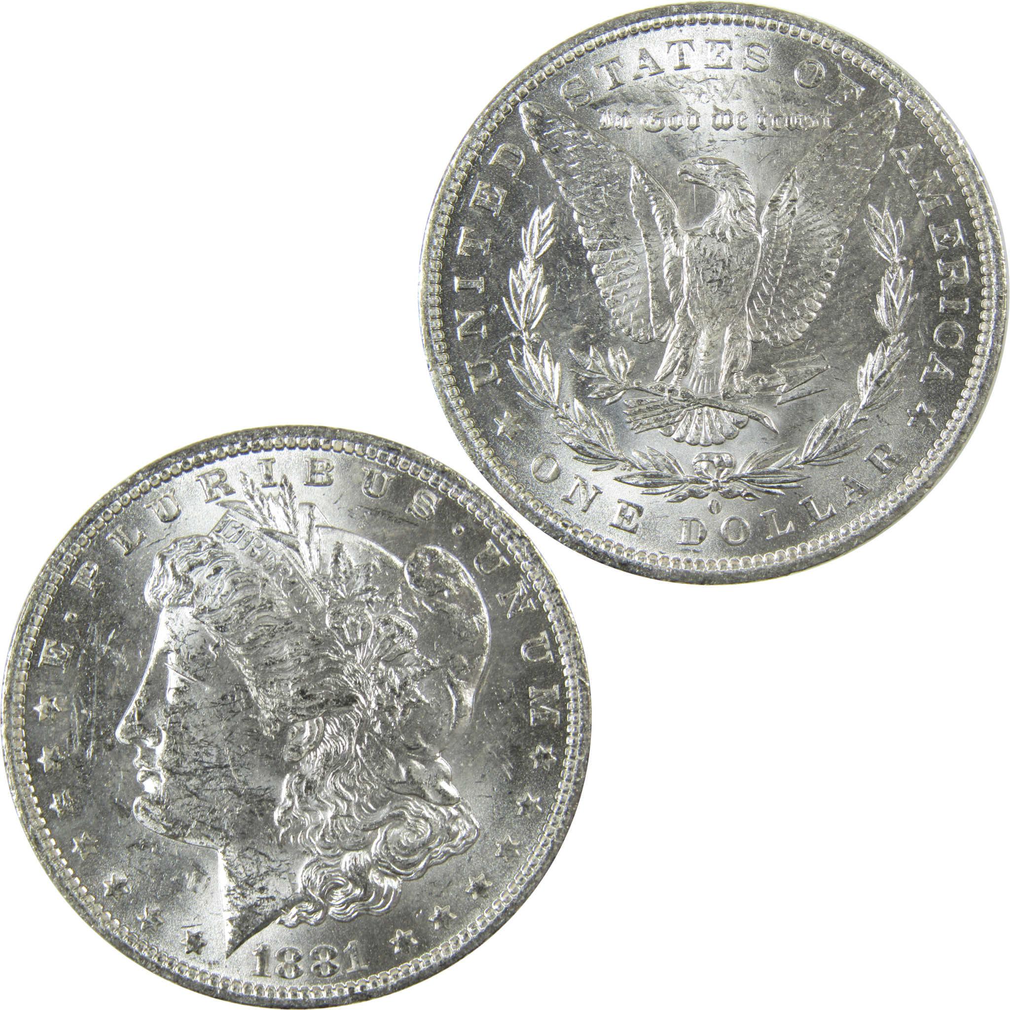 1881 O Morgan Silver Dollar Uncirculated Mint State $1 Coin SKU:I27696 - Morgan coin - Morgan silver dollar - Morgan silver dollar for sale - Profile Coins & Collectibles