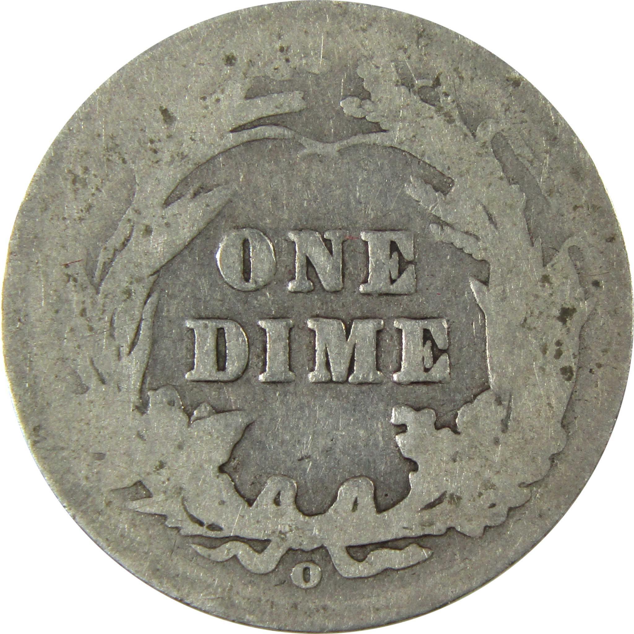 1905 O Micro O Barber Silver Dime AG About Good Details SKU:I26618