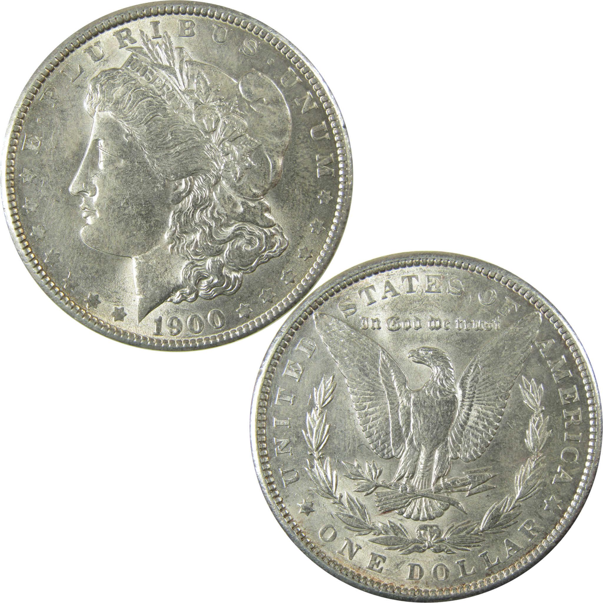 1900 Morgan Silver Dollar AU About Uncirculated $1 Coin SKU:I27850 - Morgan coin - Morgan silver dollar - Morgan silver dollar for sale - Profile Coins & Collectibles