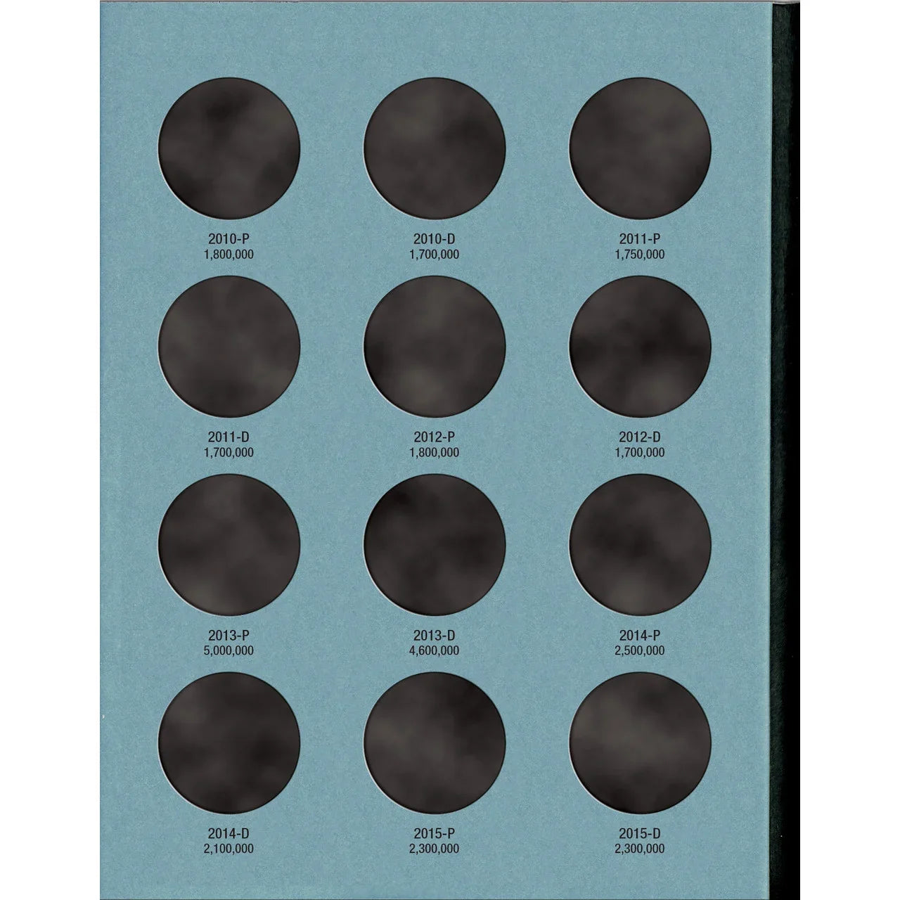 Whitman Kennedy Half Dollar Coin Folder Collection #3 2004-2021