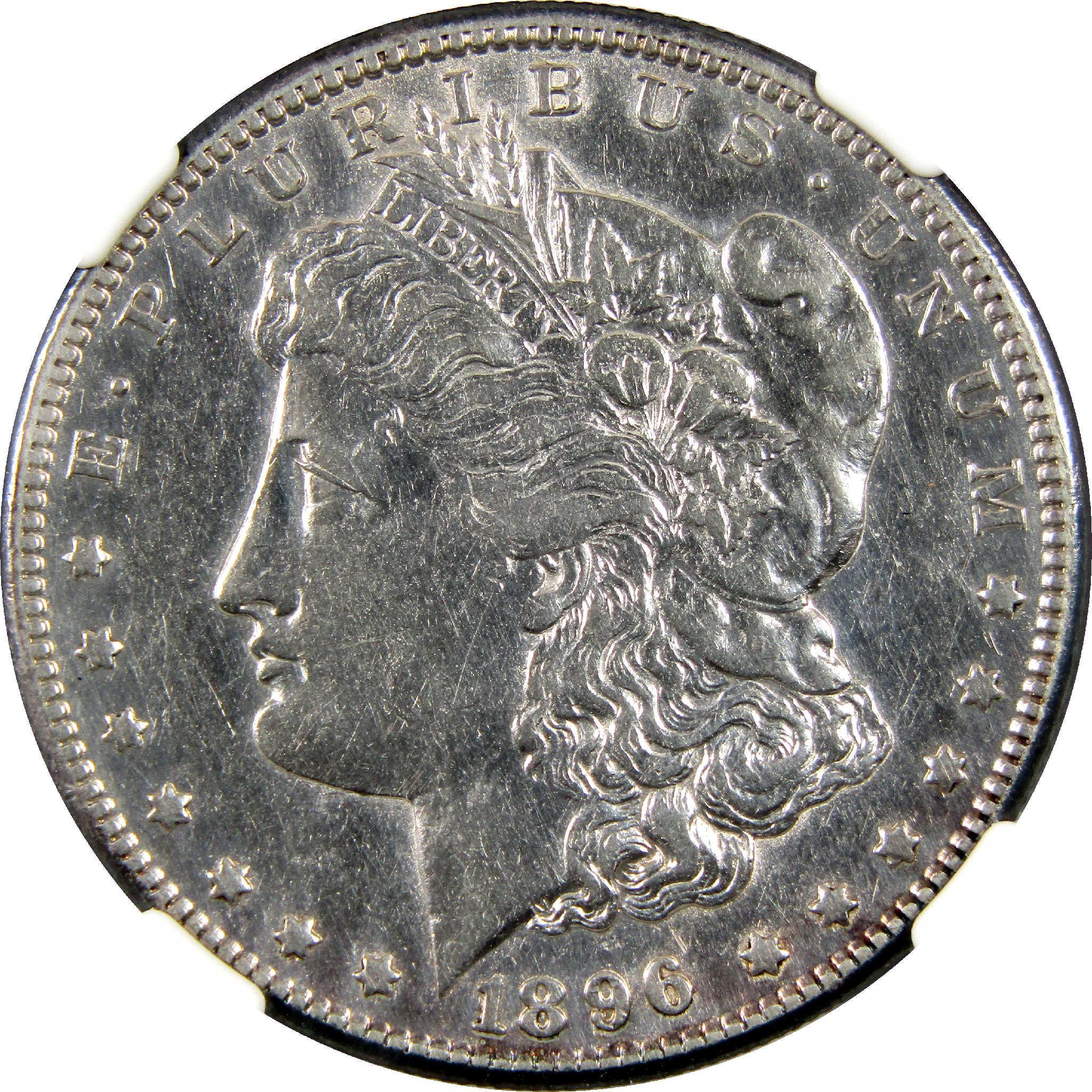 1896 S Morgan Dollar AU Details NGC Silver $1 Coin SKU:I11365 - Morgan coin - Morgan silver dollar - Morgan silver dollar for sale - Profile Coins & Collectibles