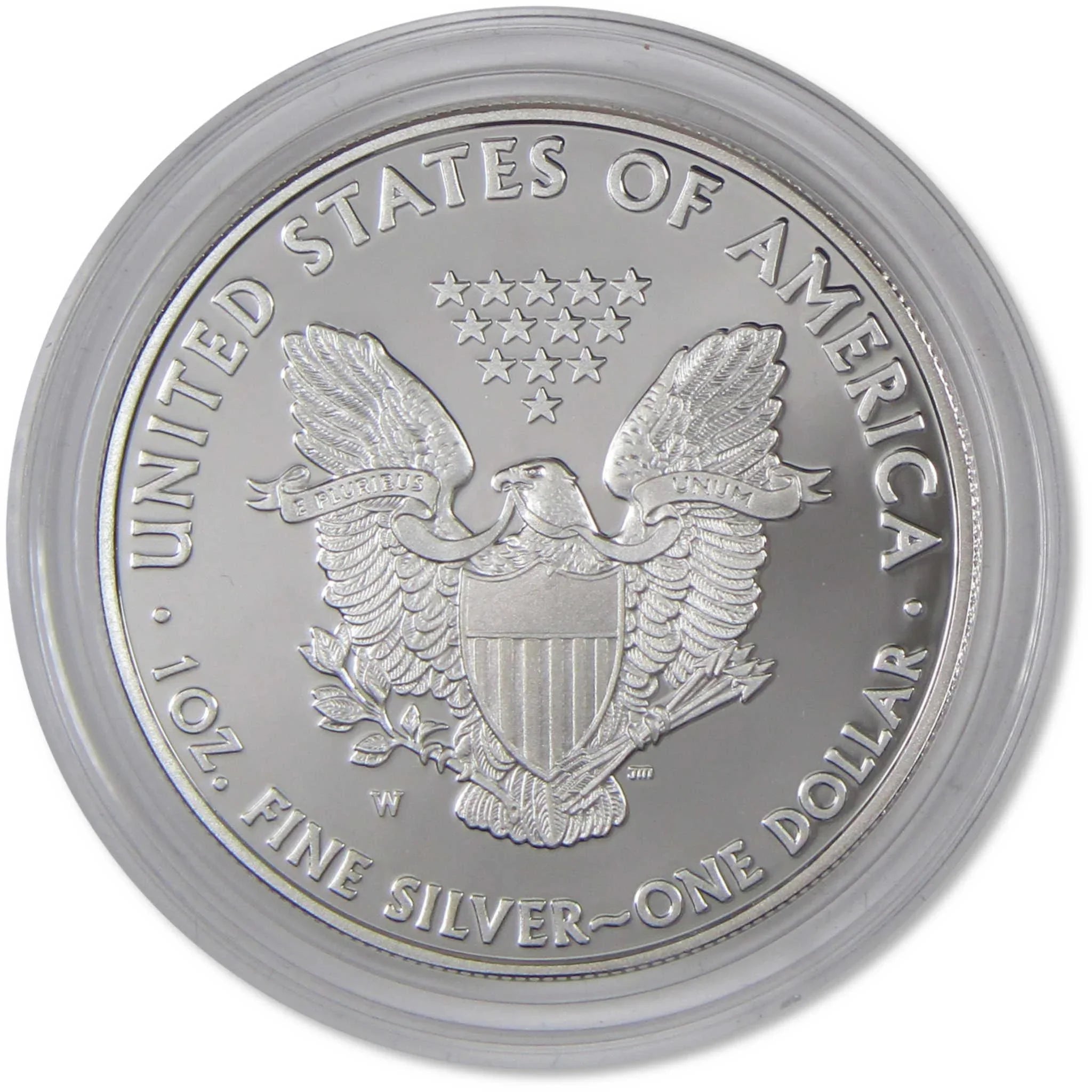2008 W American Silver Eagle Proof $1 Coin Collectible OGP COA