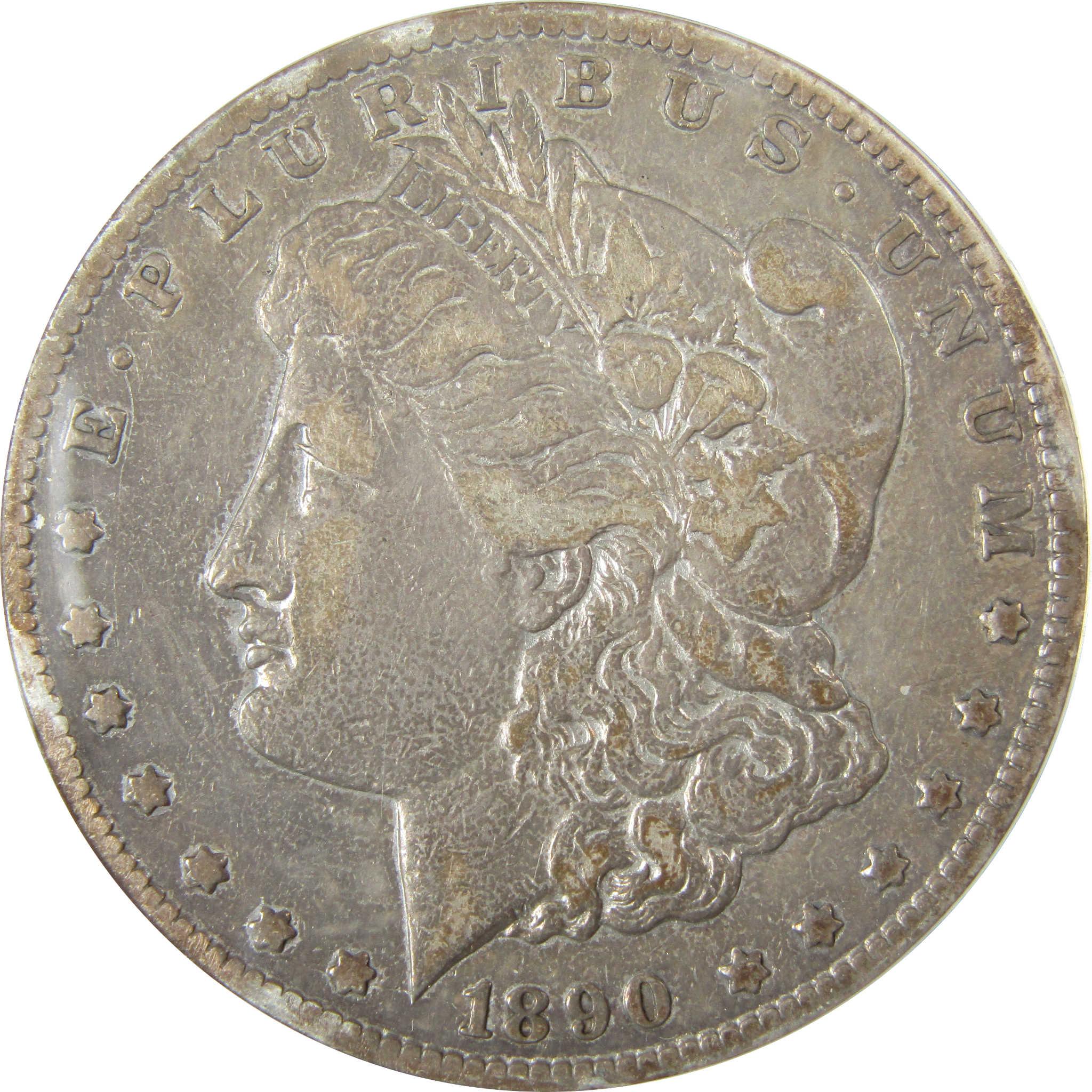 1890 CC Morgan Silver Dollar VF 30 Details ANACS $1 Coin SKU:CP843 - Morgan coin - Morgan silver dollar - Morgan silver dollar for sale - Profile Coins & Collectibles