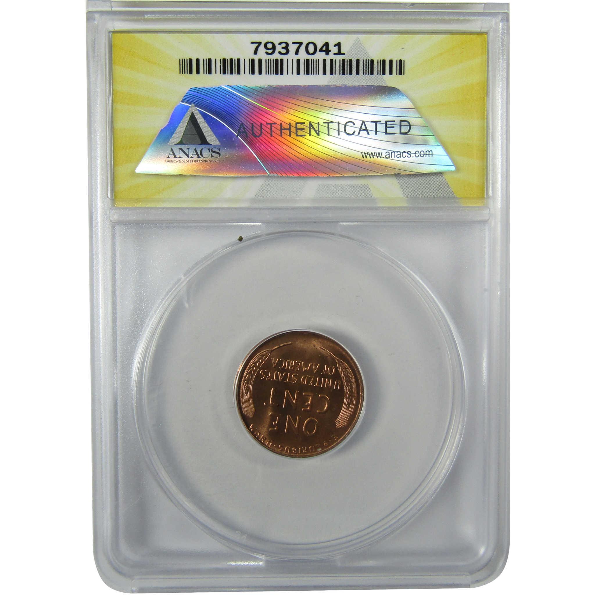 1941 D Lincoln Wheat Cent MS 66 RB ANACS Penny Uncirculated SKU:I27927