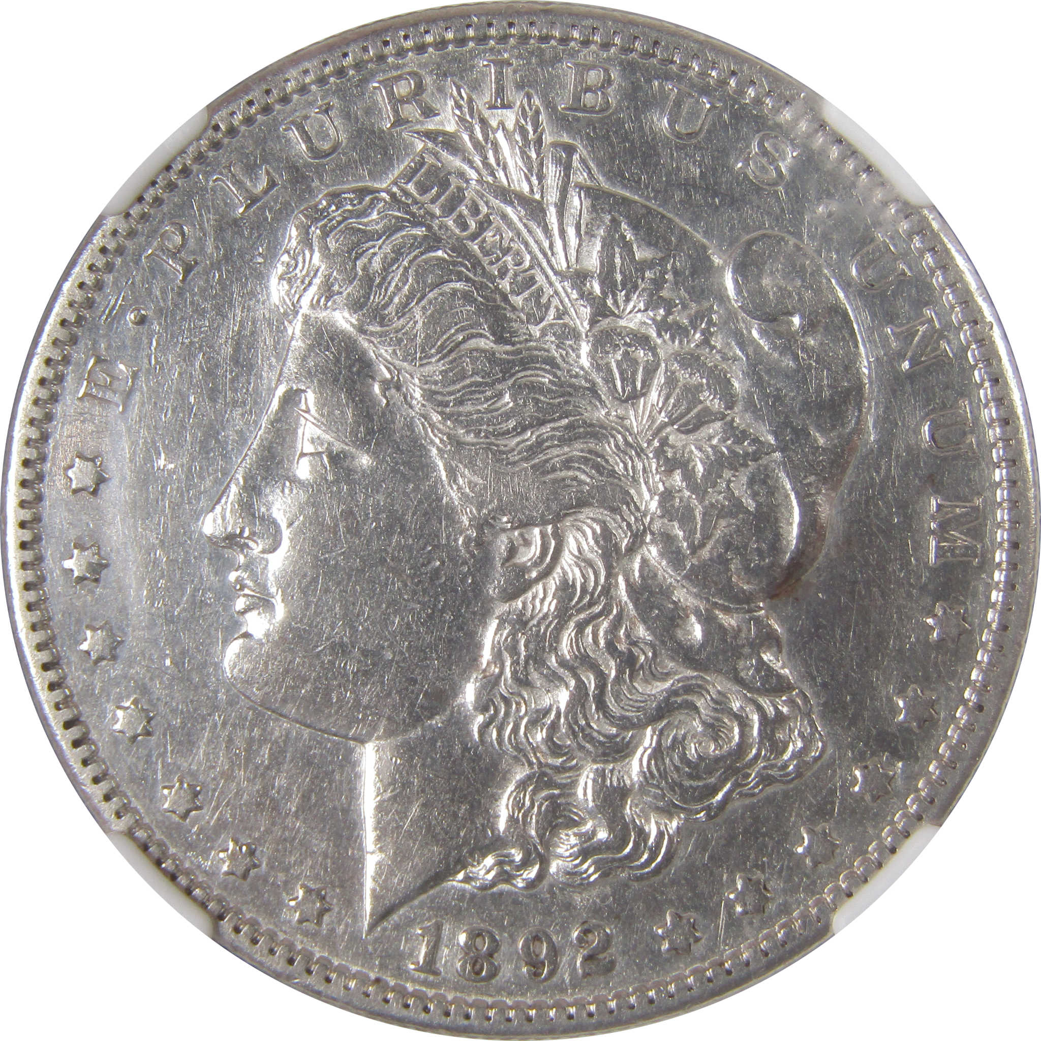 1892 S Morgan Dollar AU About Uncirculated Details NGC SKU:I17177 - Morgan coin - Morgan silver dollar - Morgan silver dollar for sale - Profile Coins & Collectibles