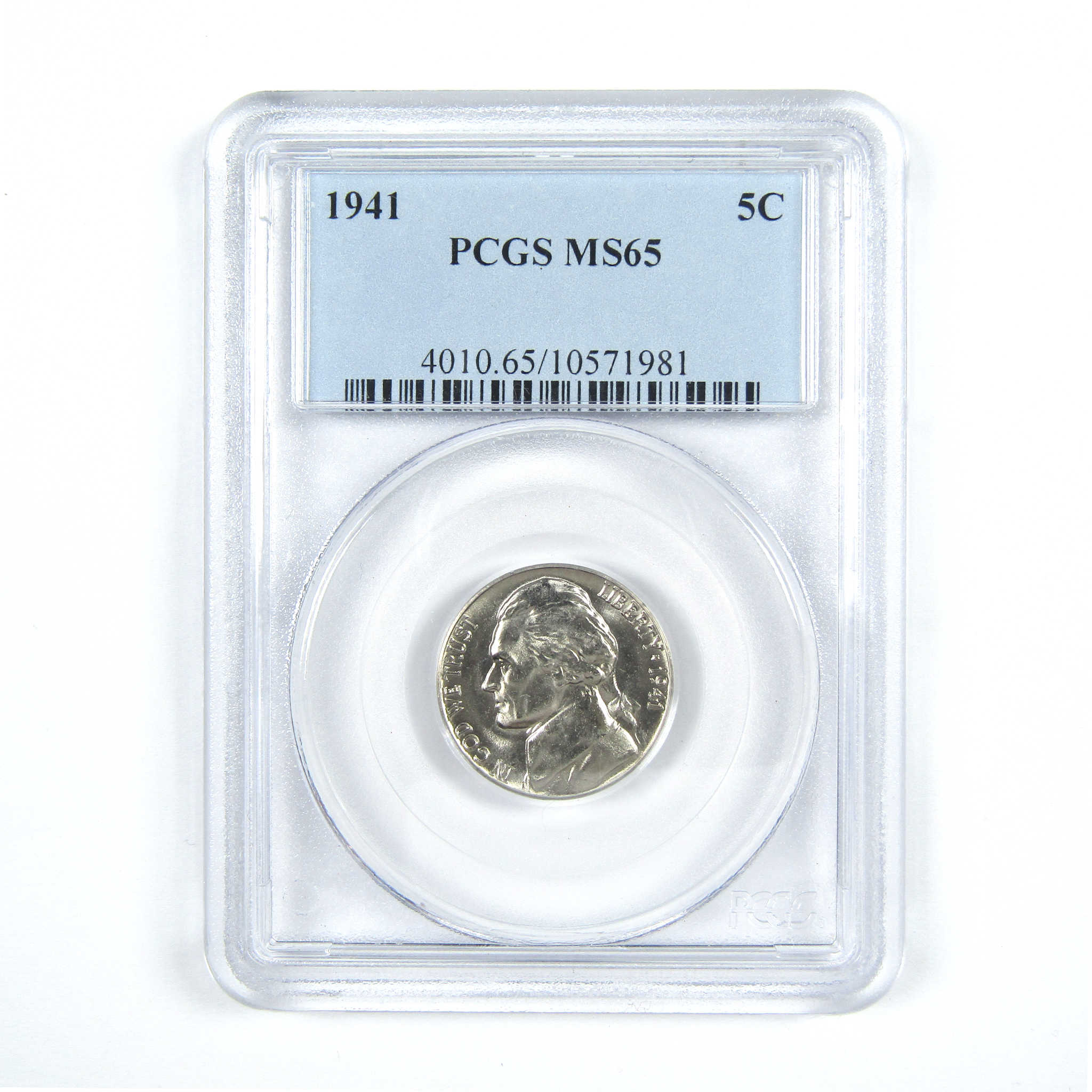 1941 Jefferson Nickel MS 65 PCGS 5c Uncirculated Coin SKU:CPC5182