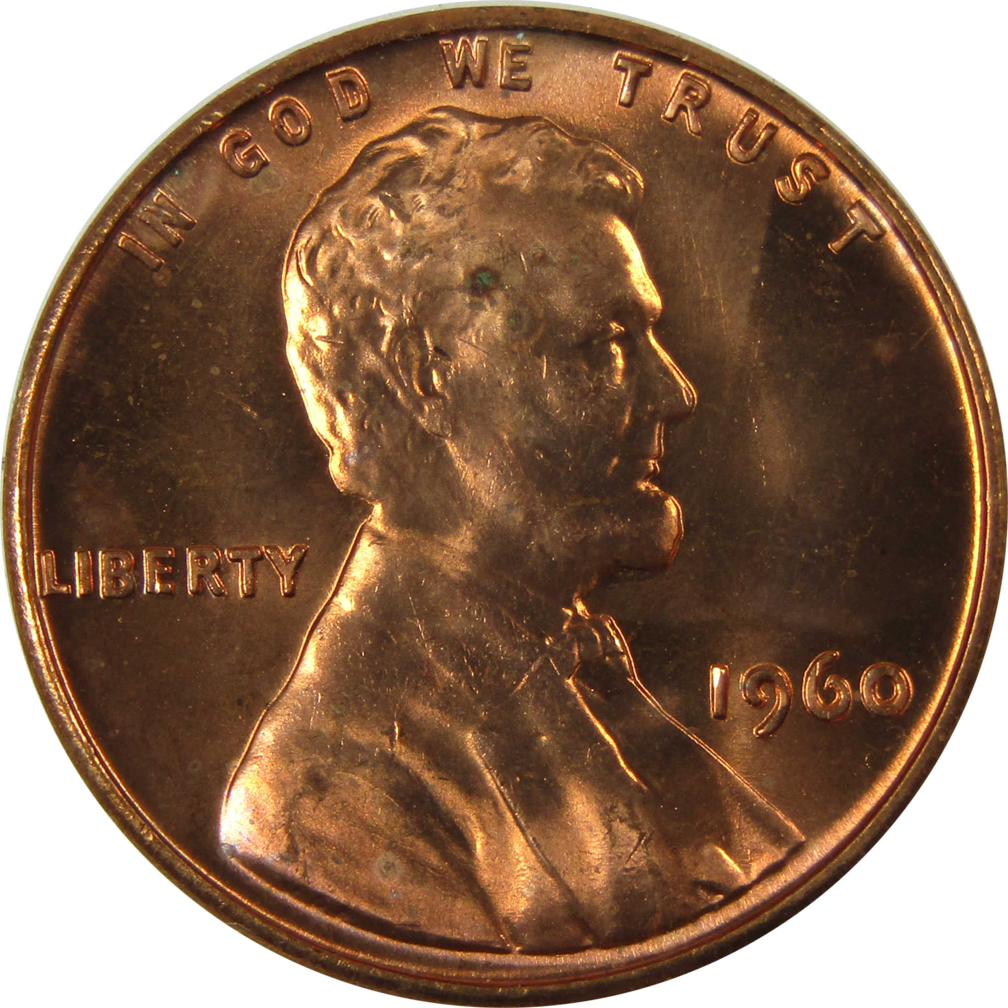 1960 Small Date Lincoln Memorial 1c Uncirculated Mint State SKU:I26577