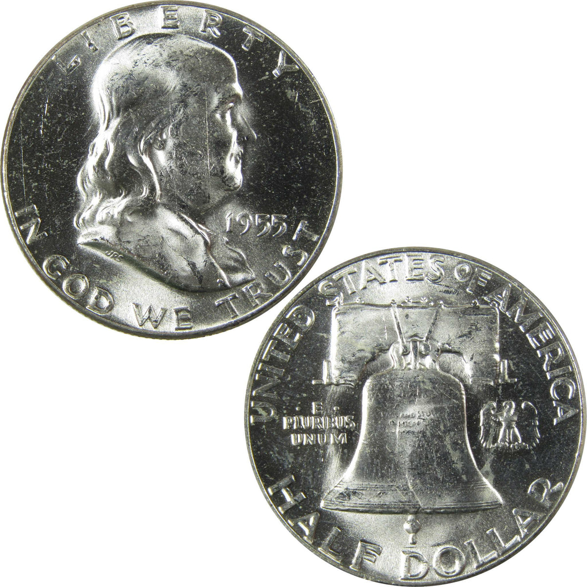 1955 Bugs Bunny Franklin Silver 50c Uncirculated Mint State SKU:I27851